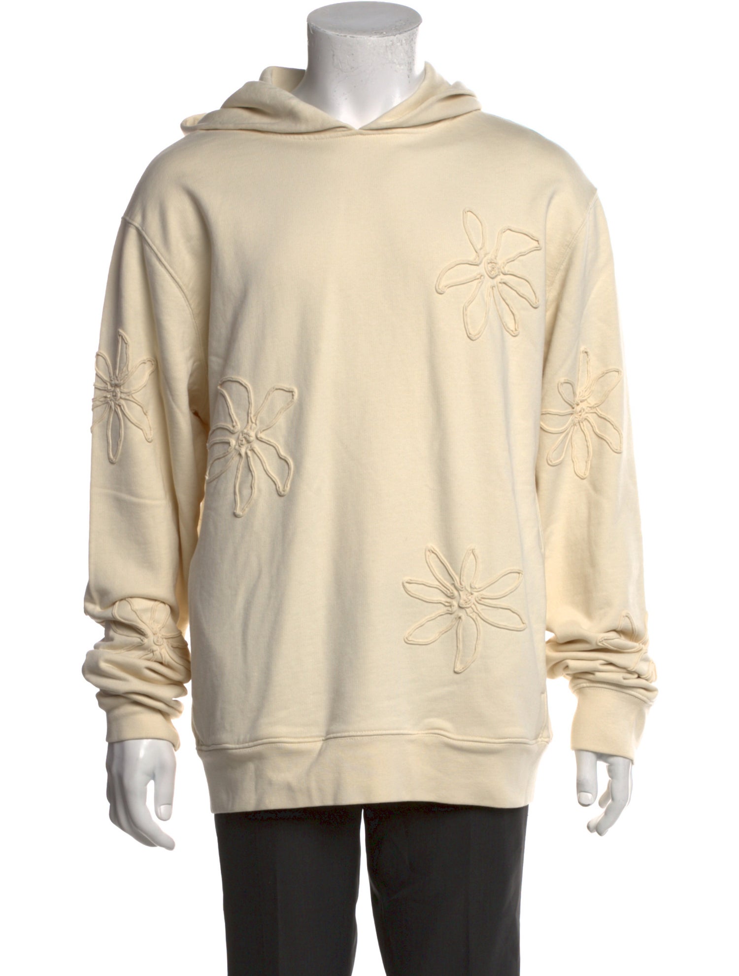 Sandro Graphic Print Crew Neck Hoodie