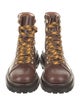 Sandro Leather Combat Boots