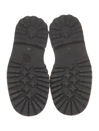 Sandro Leather Combat Boots