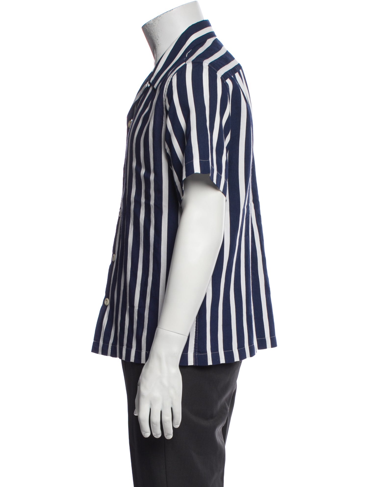 Sandro Striped Short Sleeve Shirt