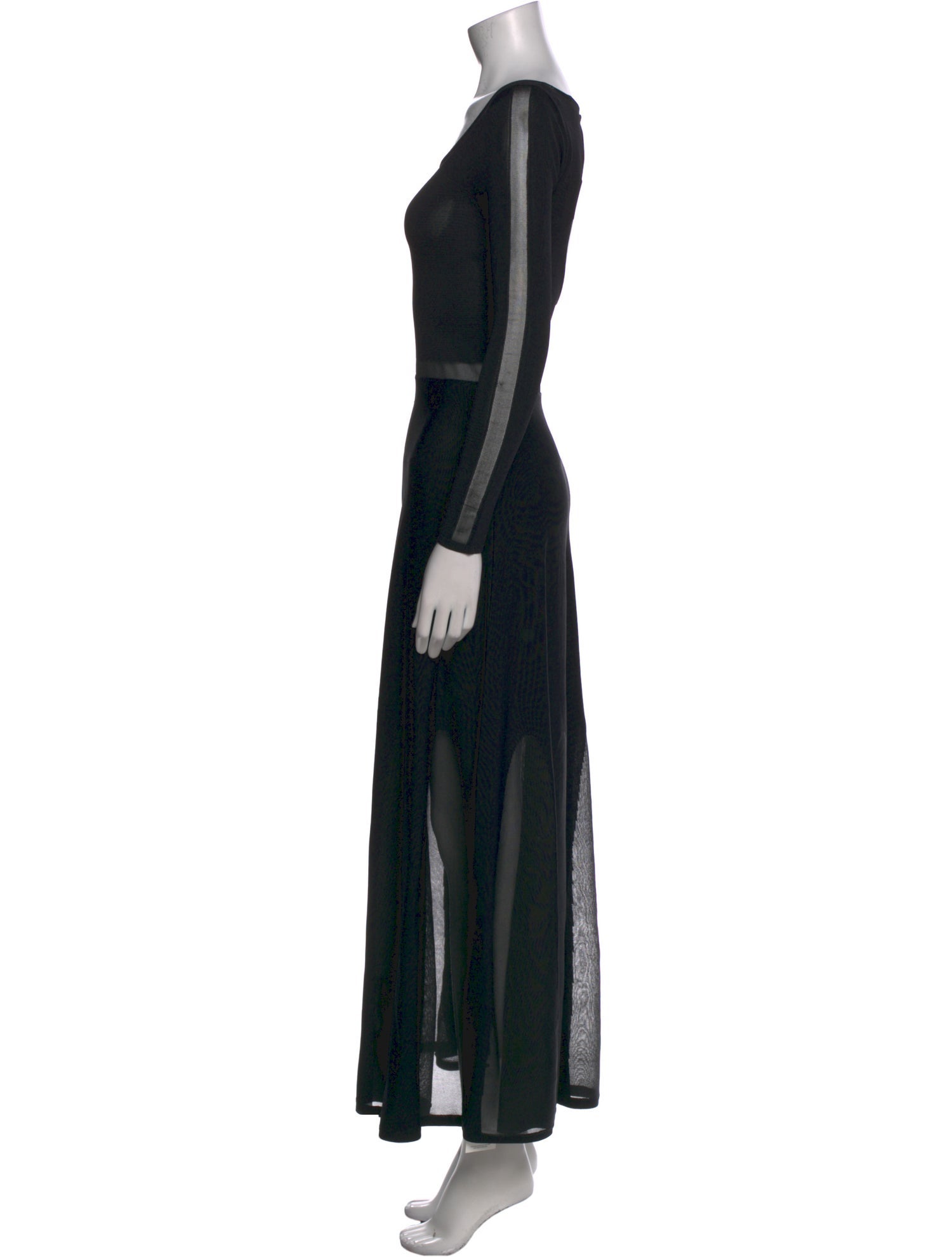 Sandro Scoop Neck Long Dress w/ Tags