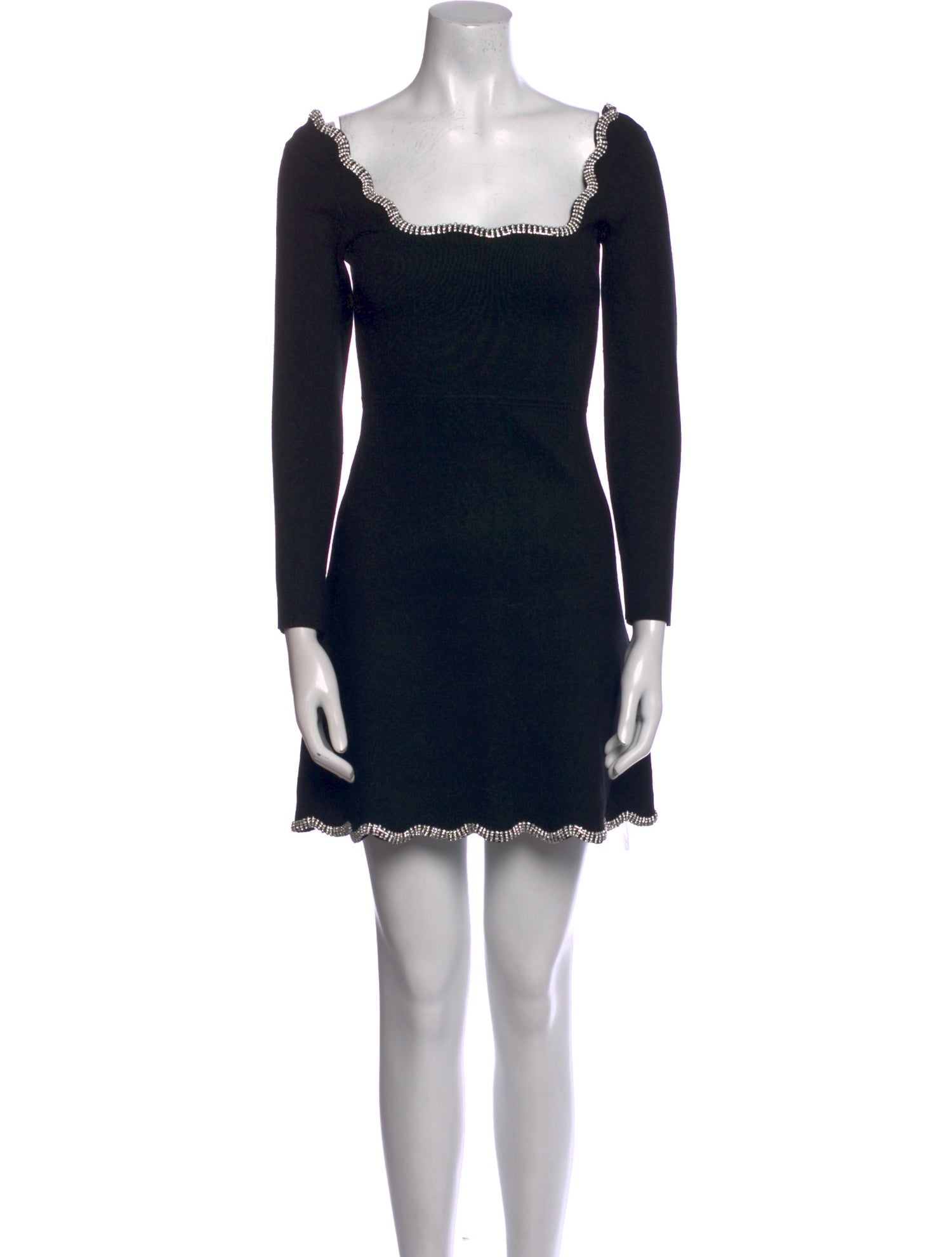 Sandro Square Neckline Mini Dress