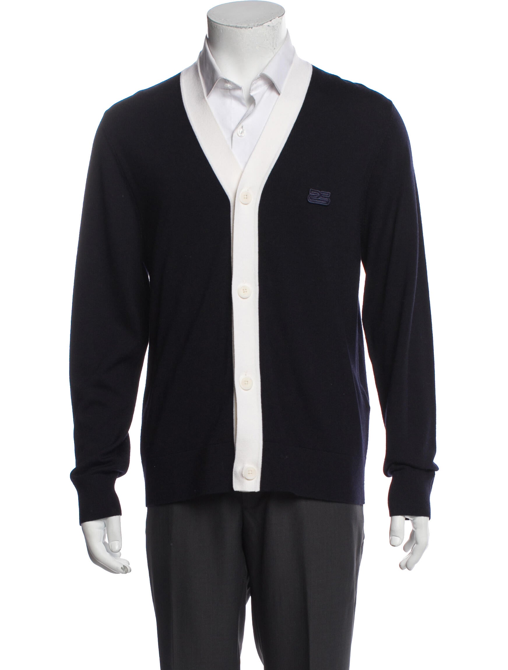Sandro Wool V-Neck Cardigan