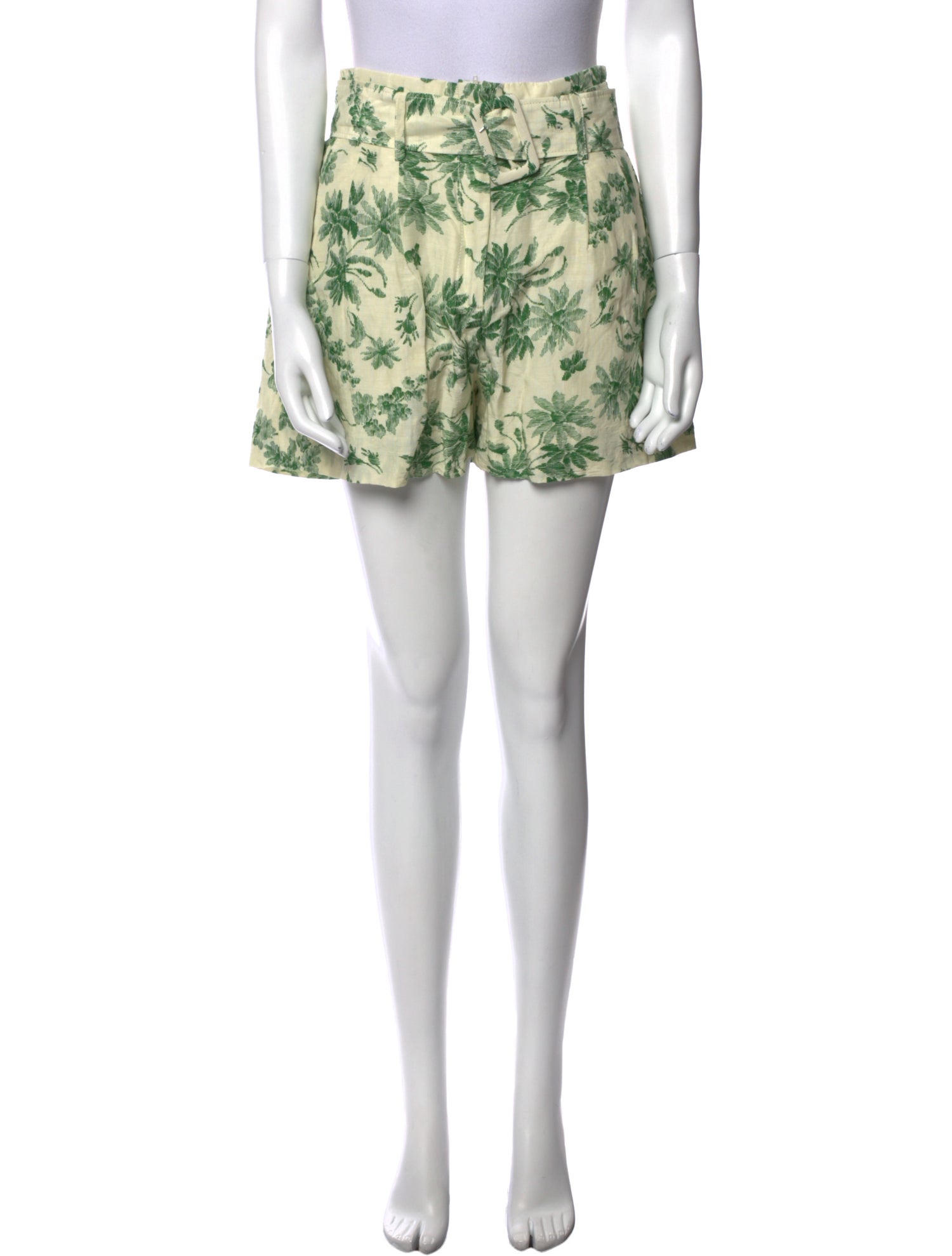 Sandro Linen Mini Shorts