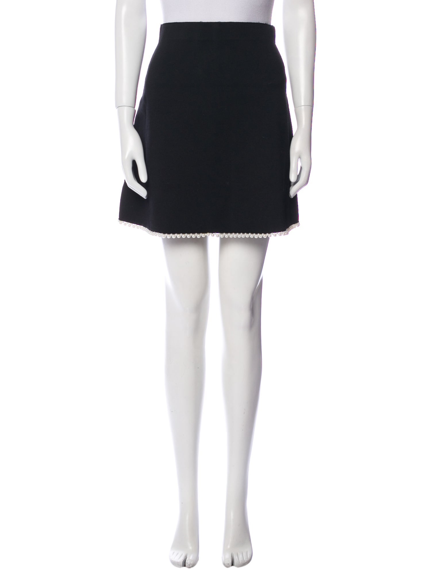 Sandro Beaded Accents Mini Skirt