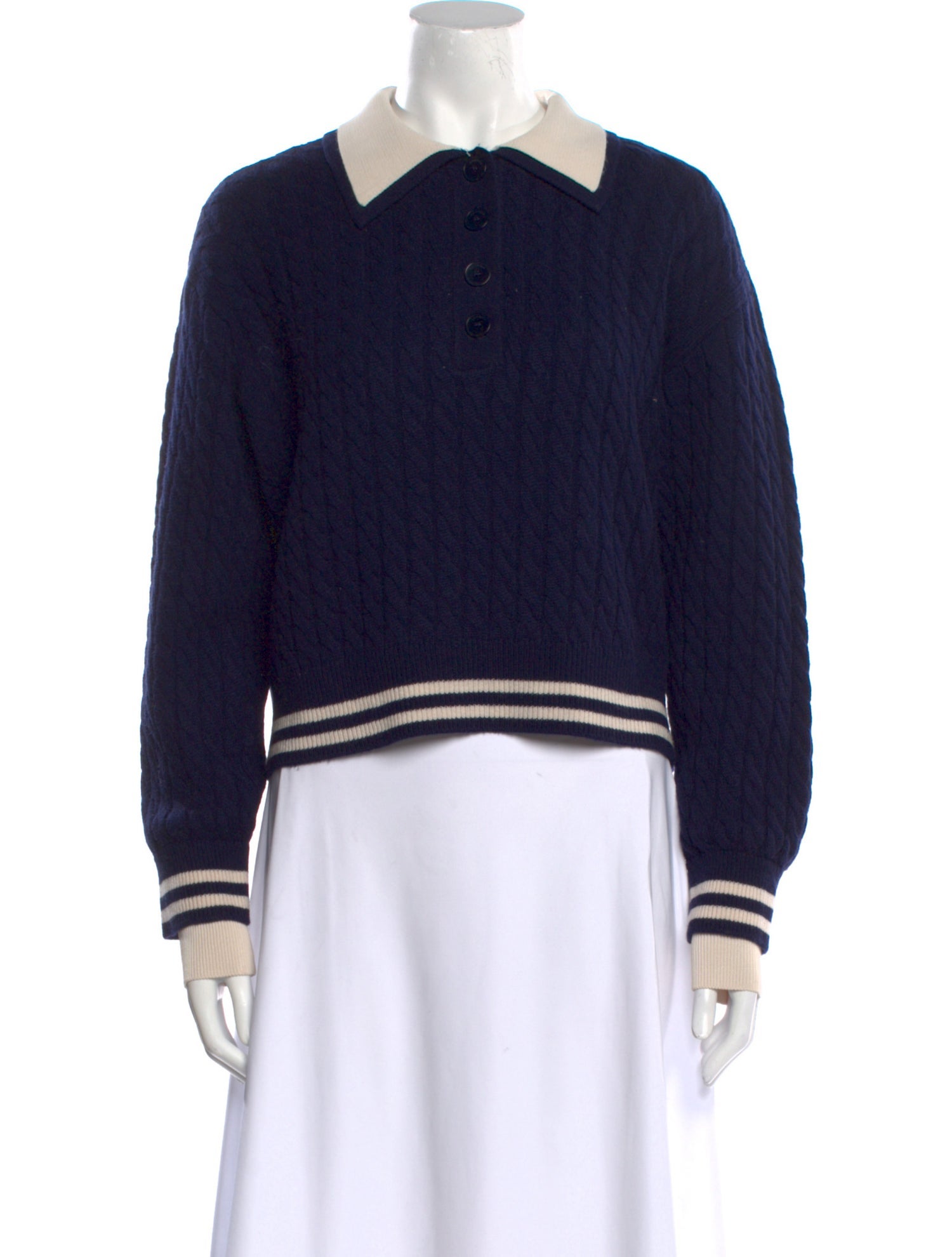 Sandro Wool Striped Sweater