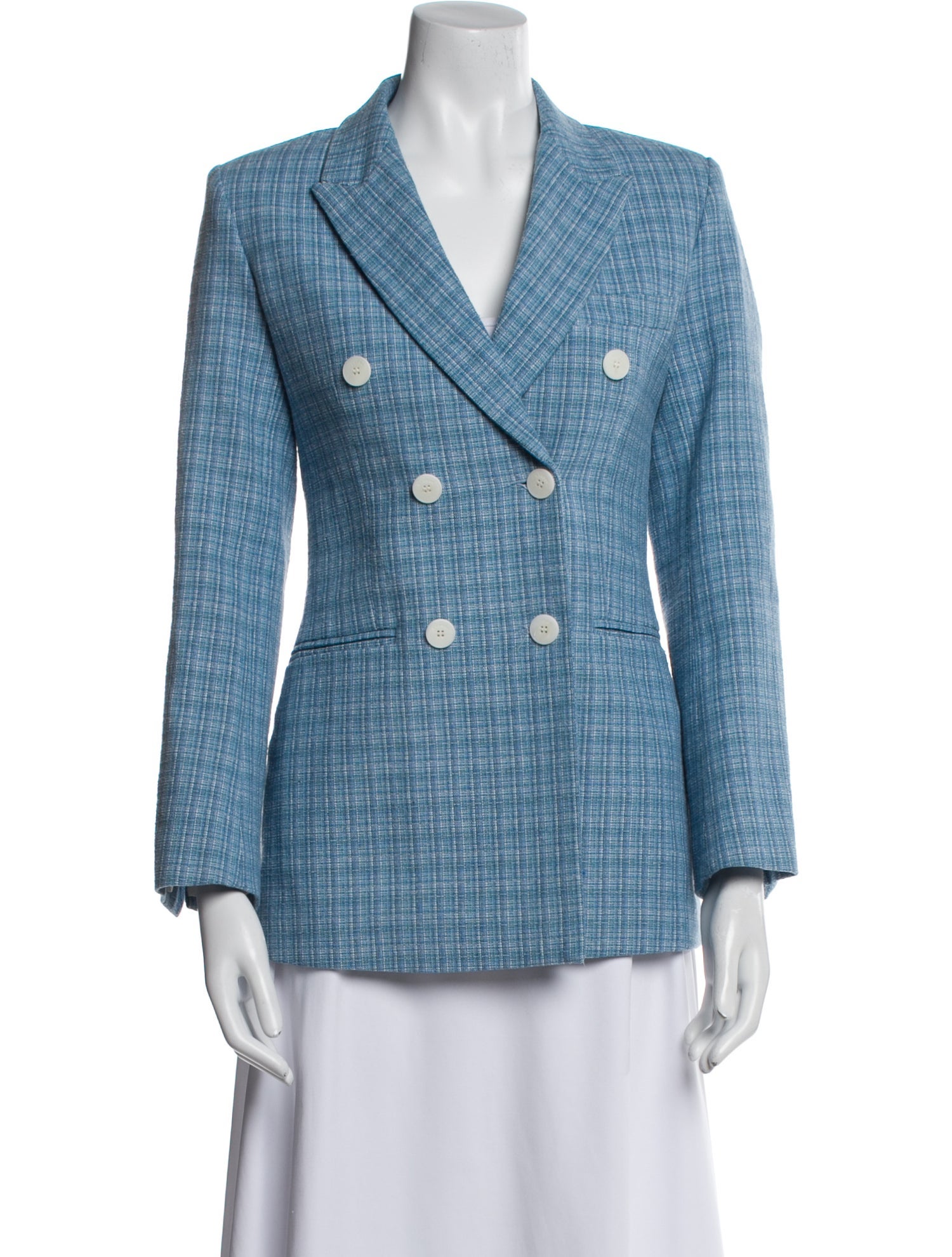 Sandro Plaid Print Blazer w/ Tags