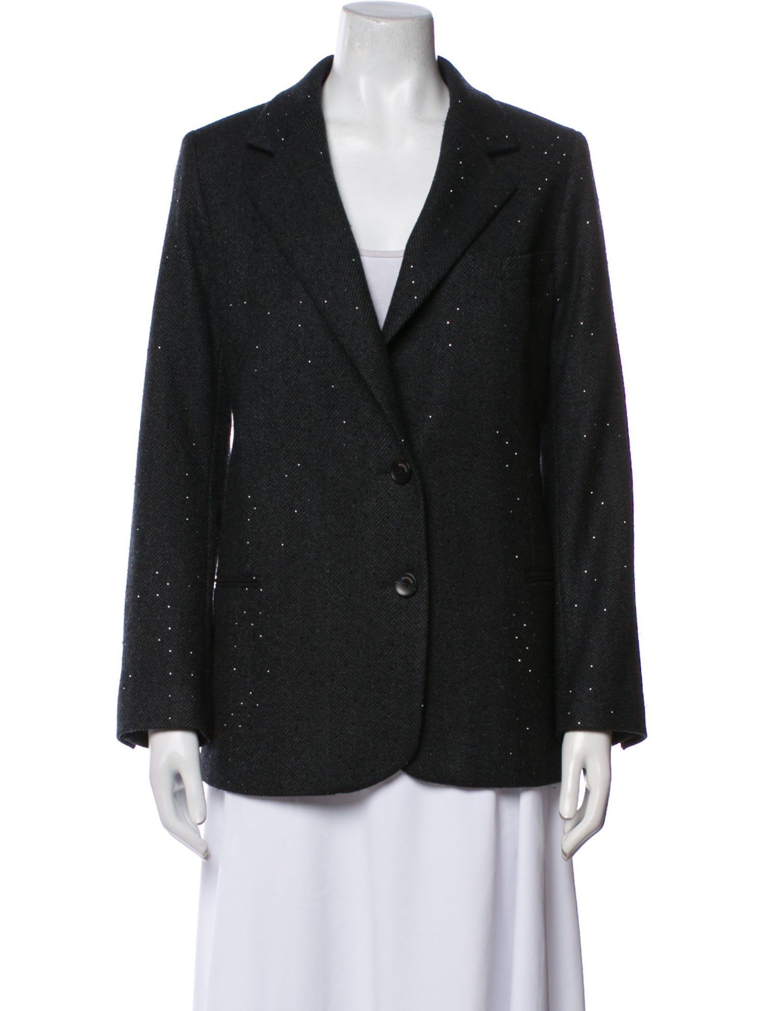 Sandro Wool Printed Blazer