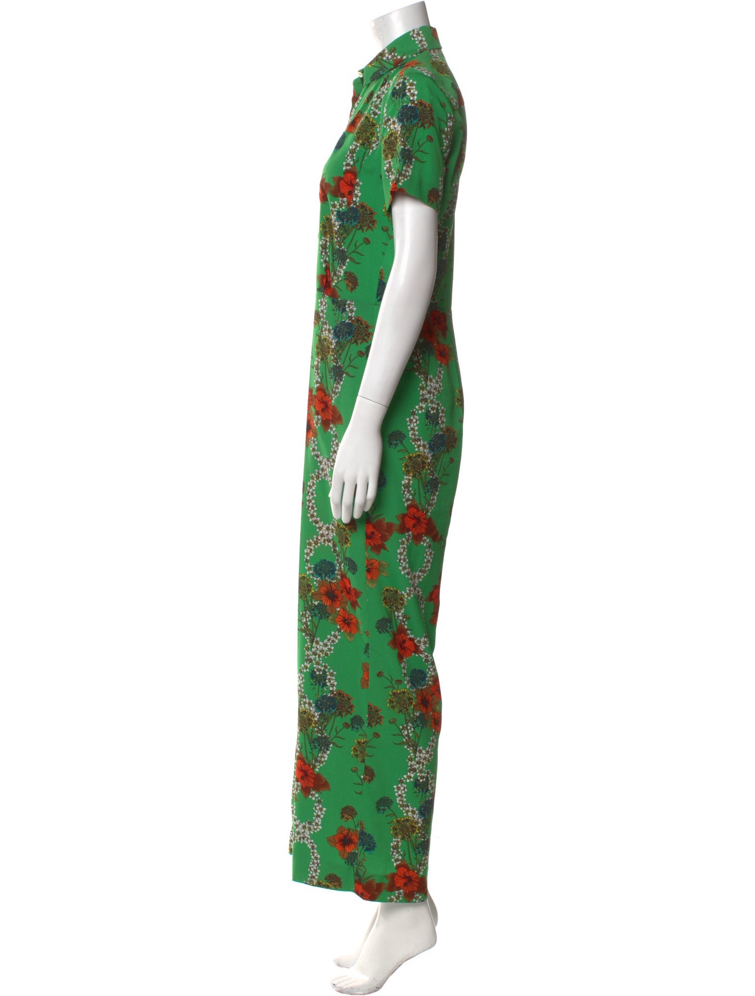 Sandro Floral Print Jumpsuit
