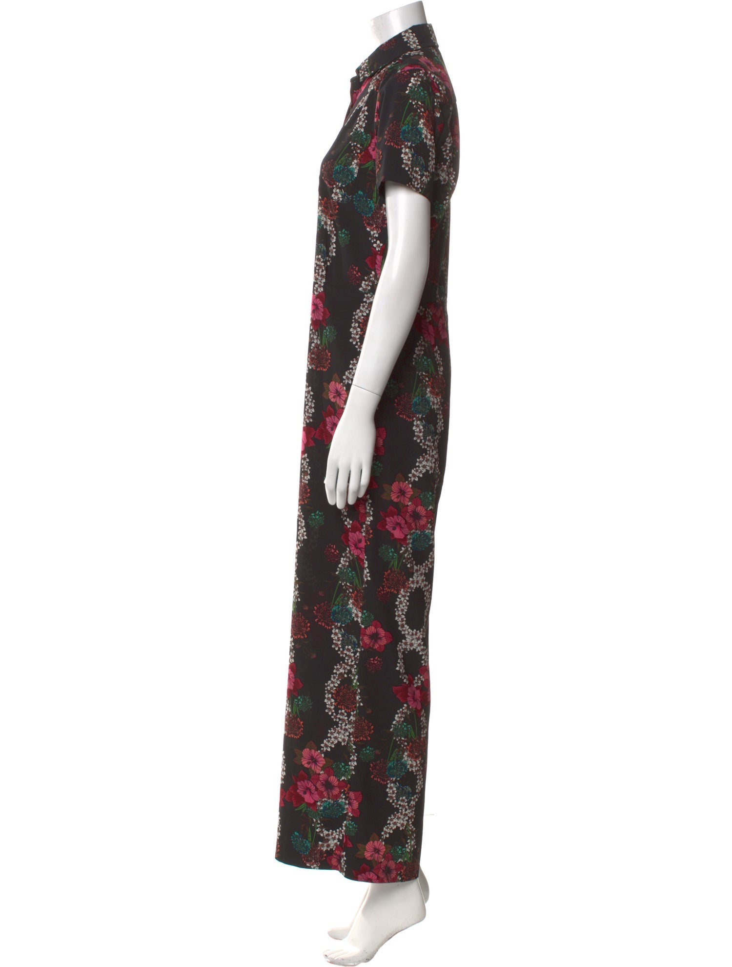 Sandro Floral Print Jumpsuit