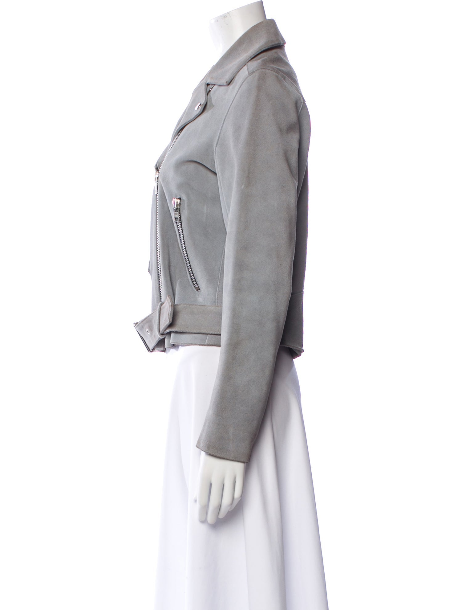 Sandro Calfskin Biker Jacket