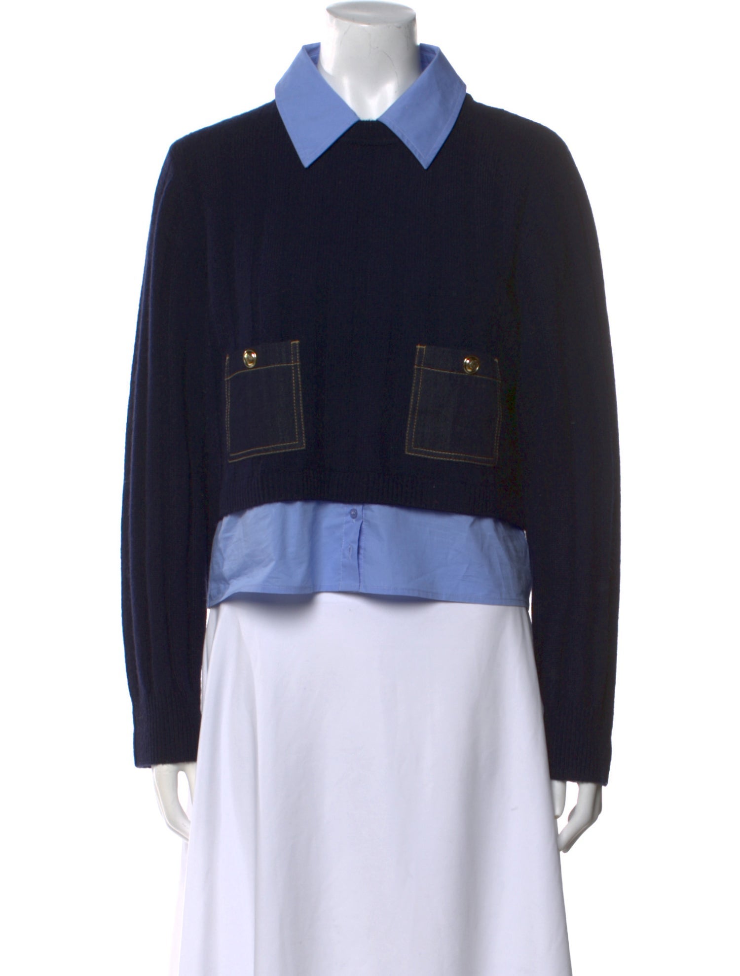 Sandro Wool V-Neck Sweater w/ Tags