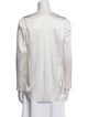 Sandro Silk V-Neck Blouse