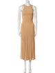 Sandro Crew Neck Long Dress