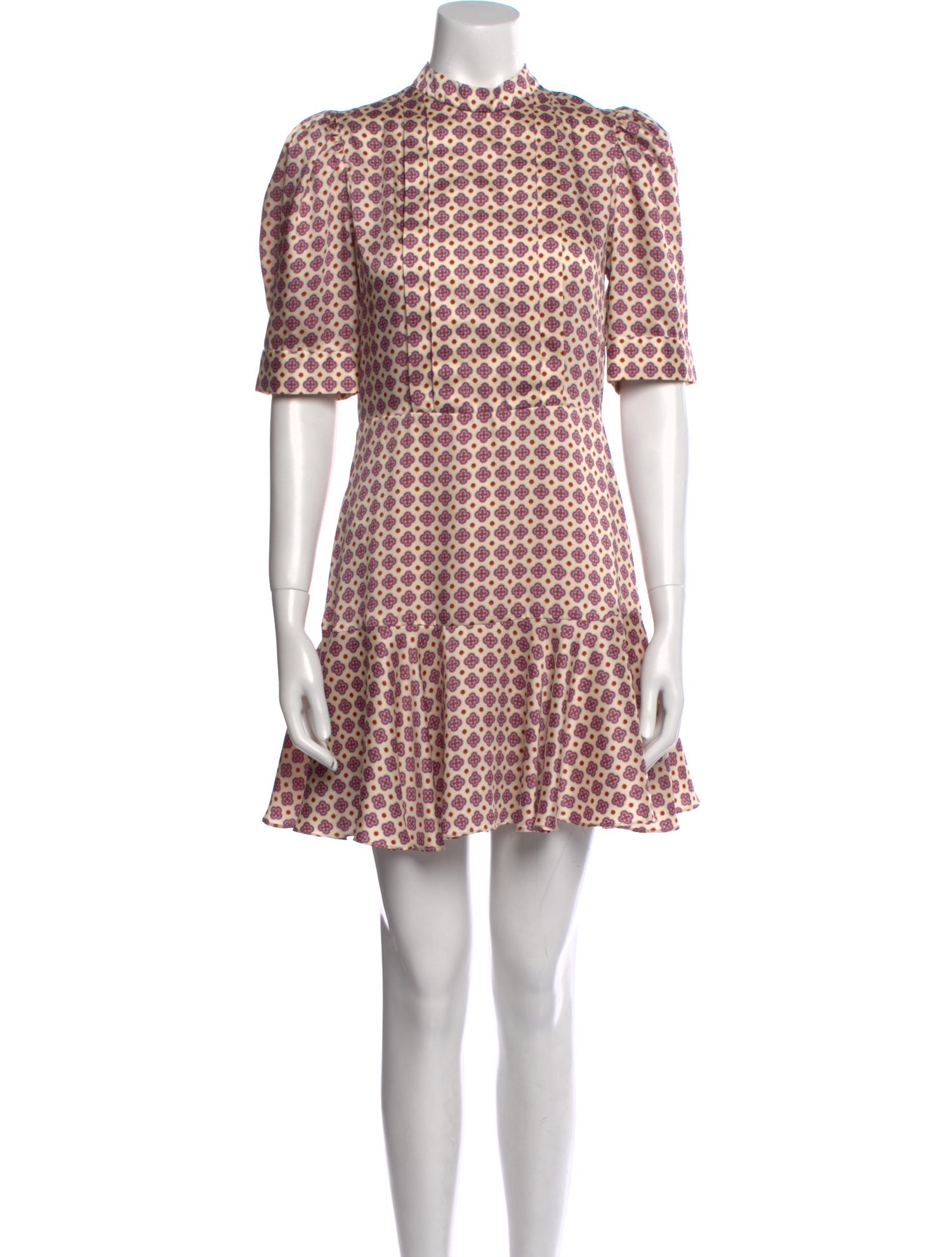 Sandro Printed Mini Dress