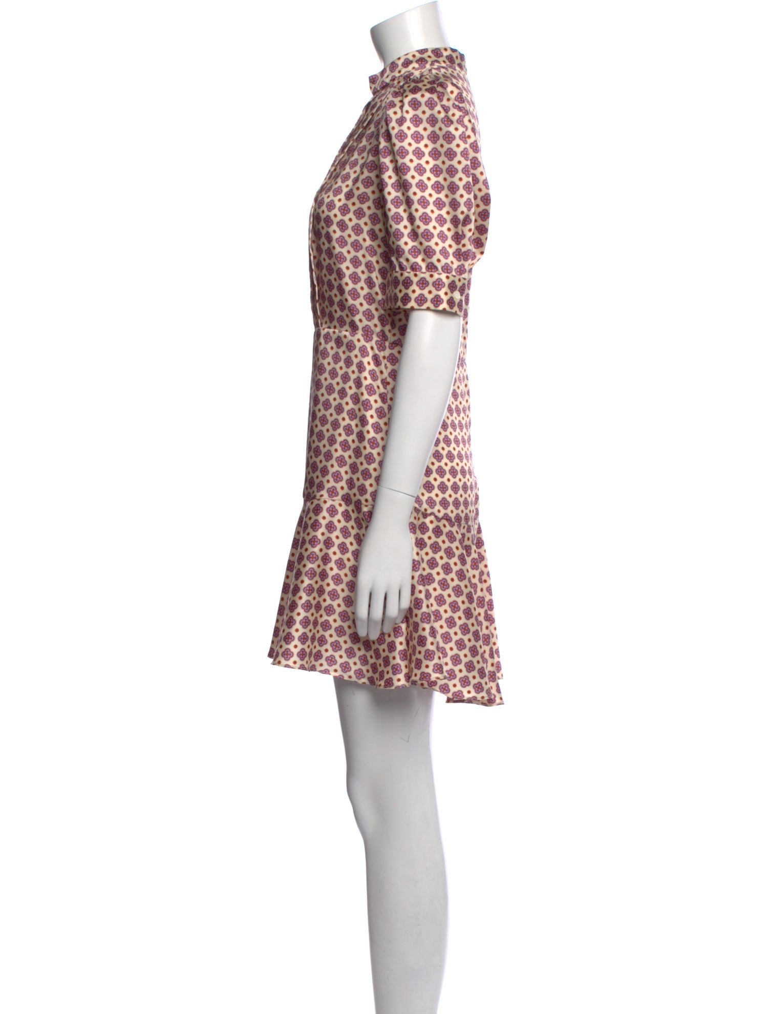 Sandro Printed Mini Dress