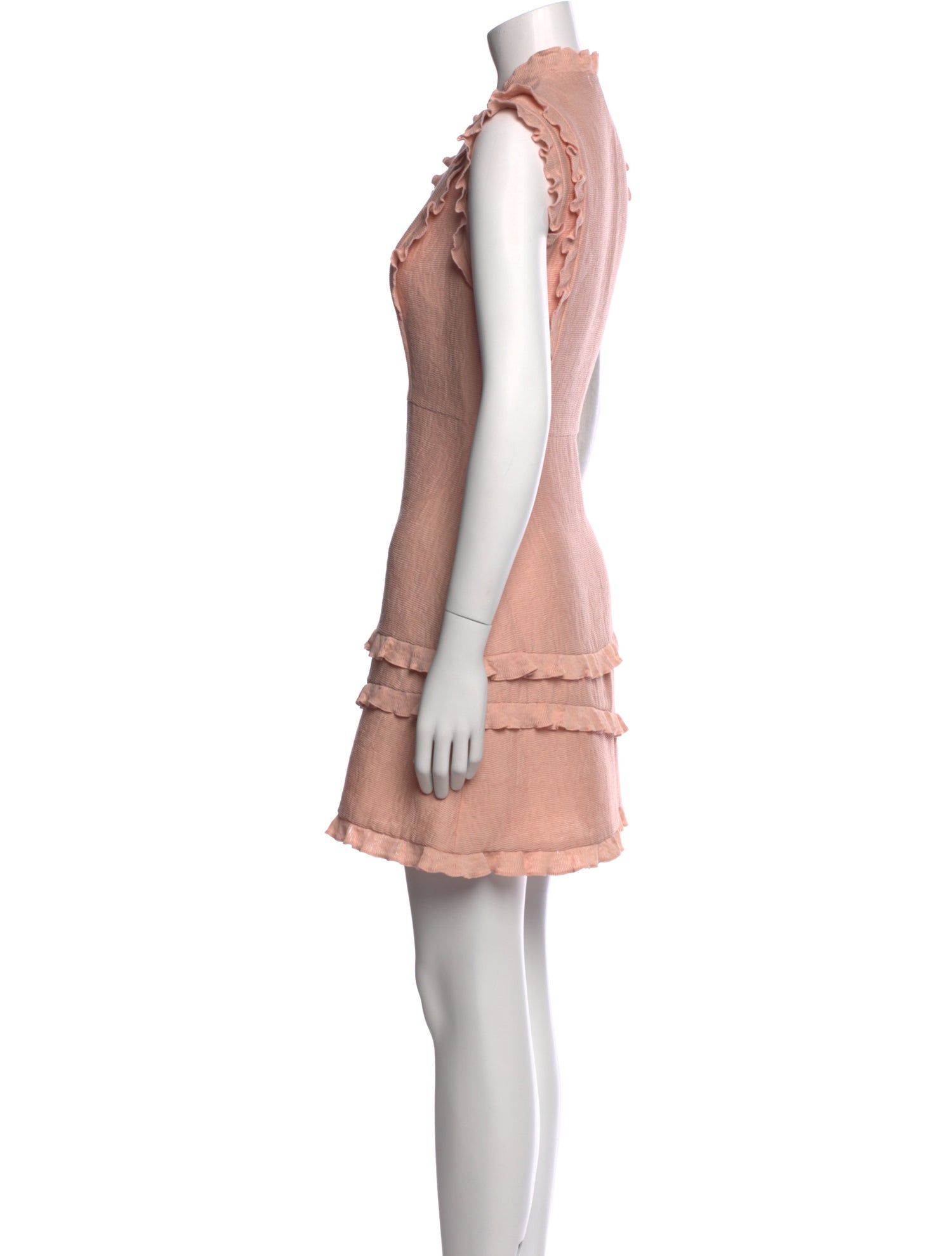 Sandro V-Neck Mini Dress