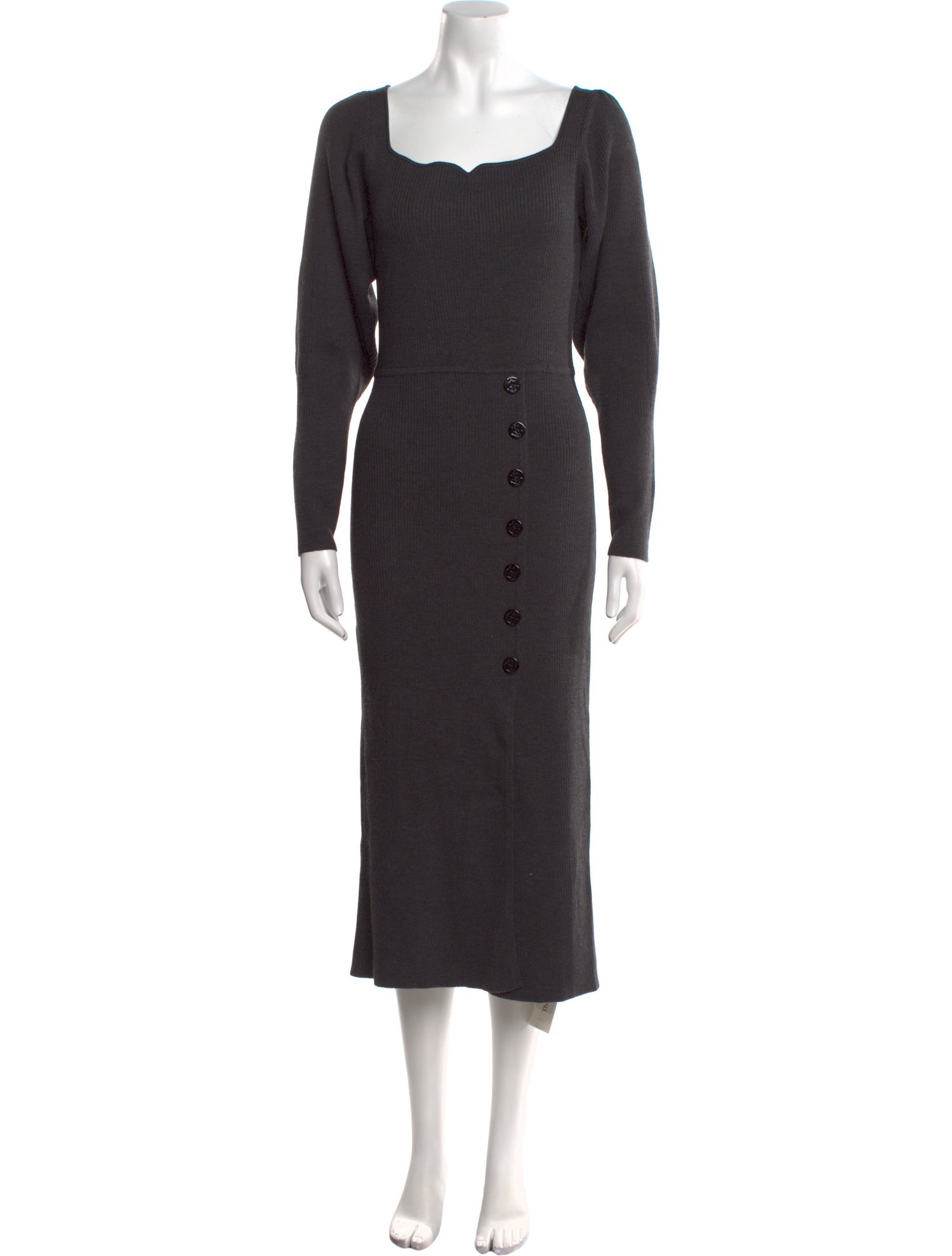 Sandro Square Neckline Long Dress w/ Tags