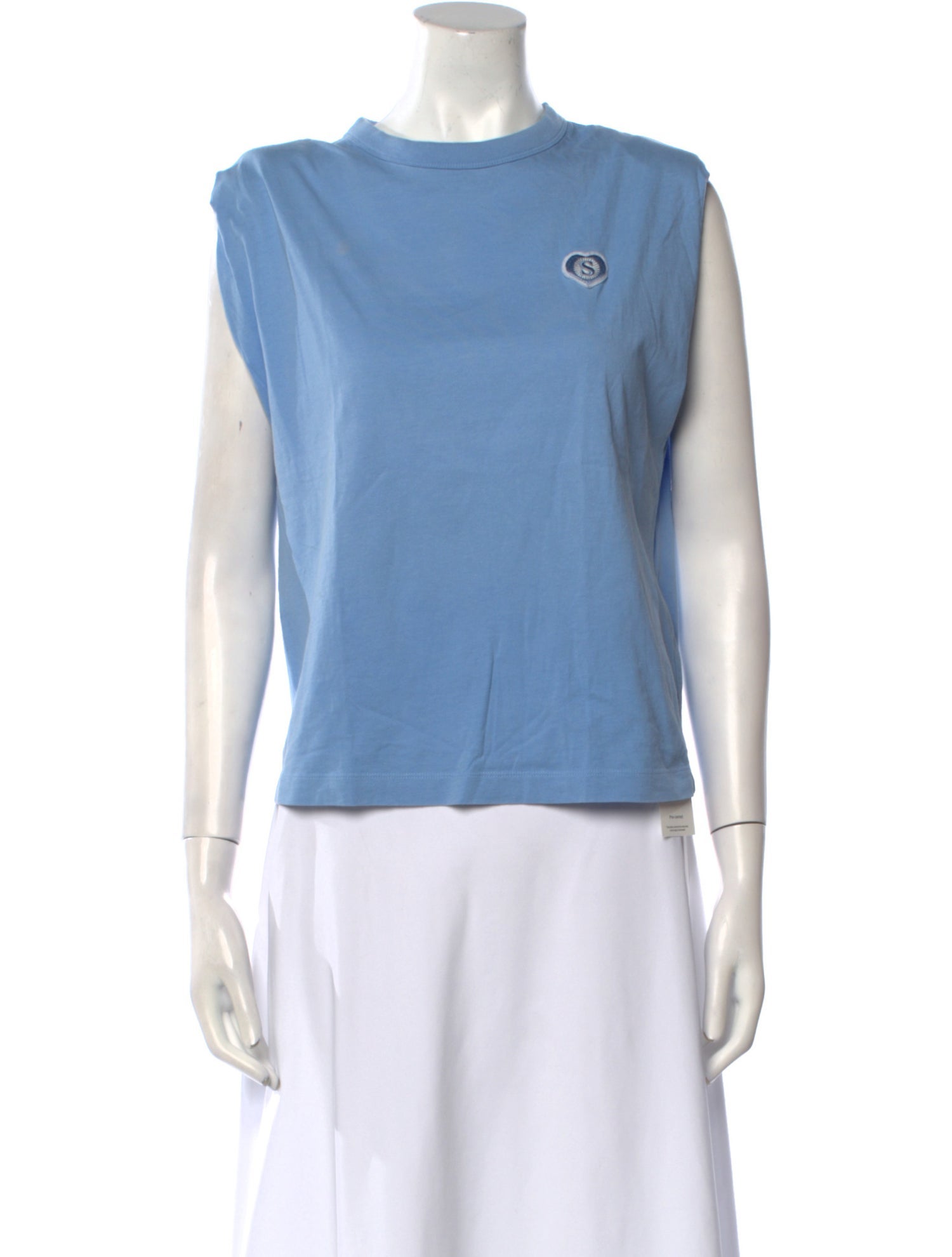 Sandro Bateau Neckline Sleeveless Top