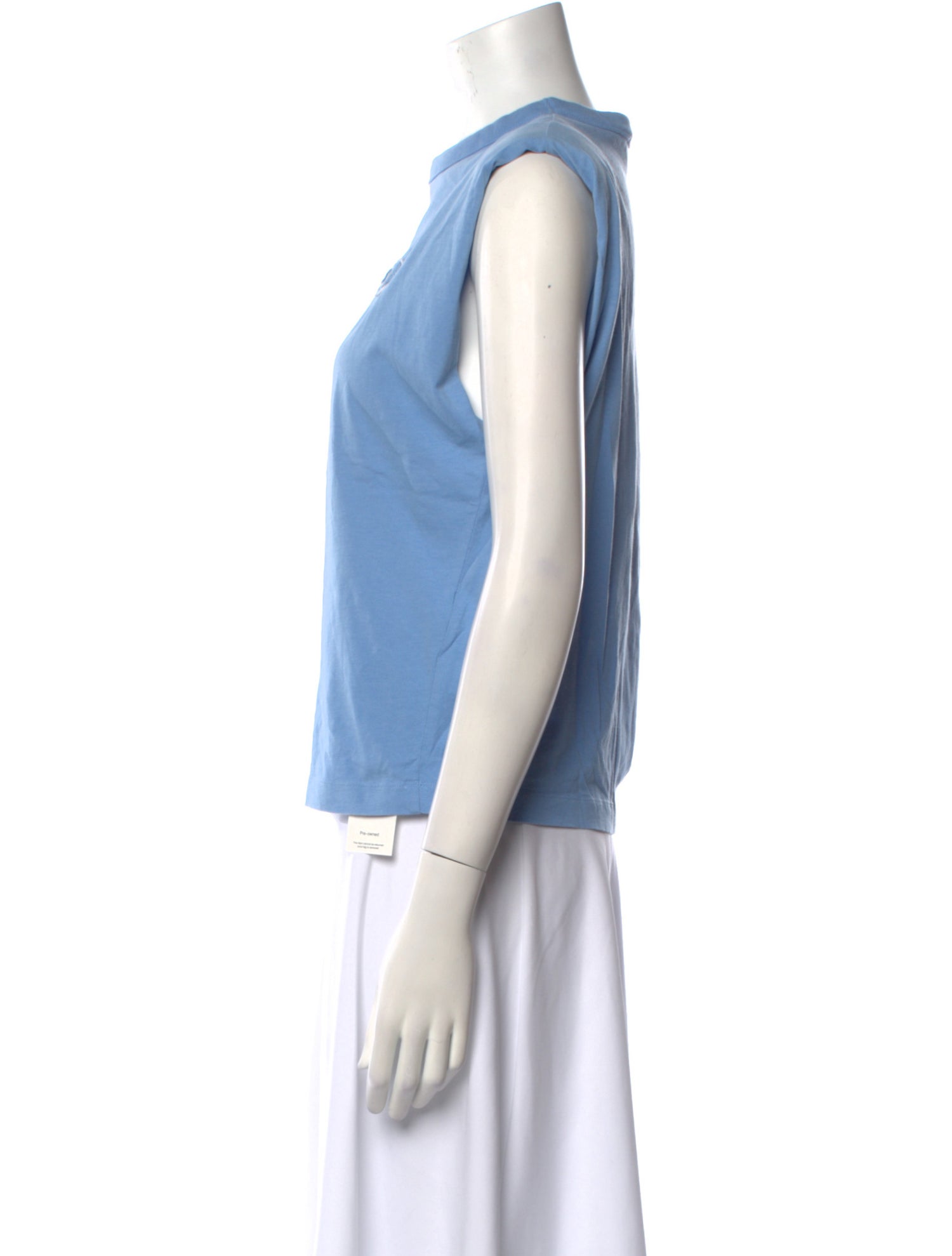 Sandro Bateau Neckline Sleeveless Top