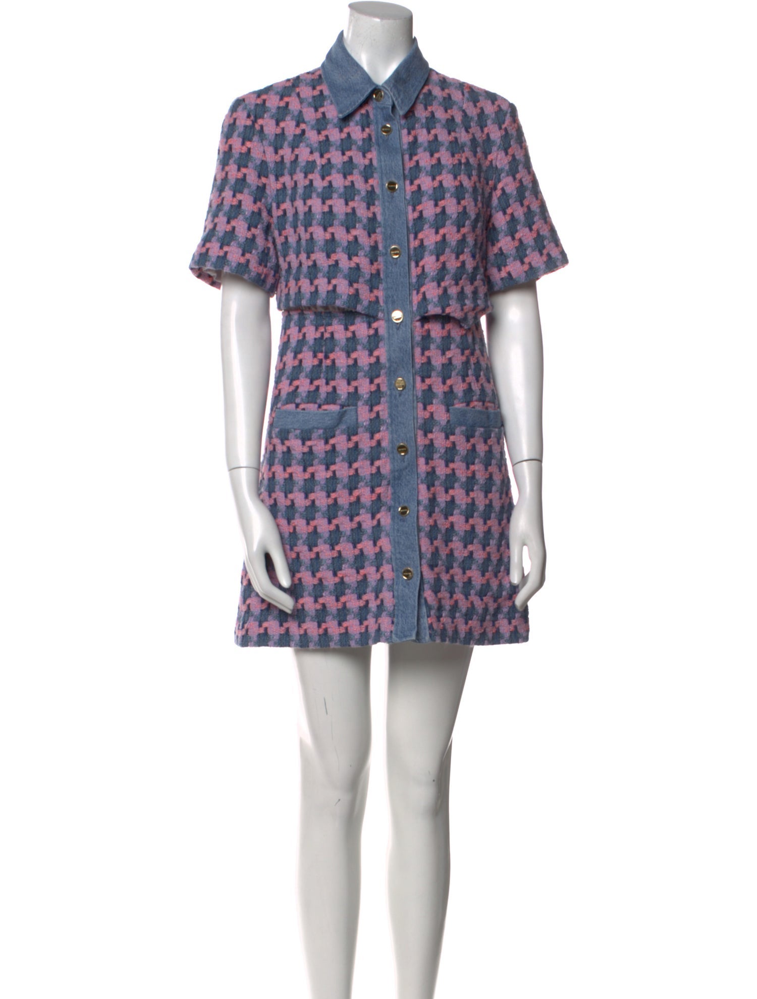 Sandro Printed Mini Dress