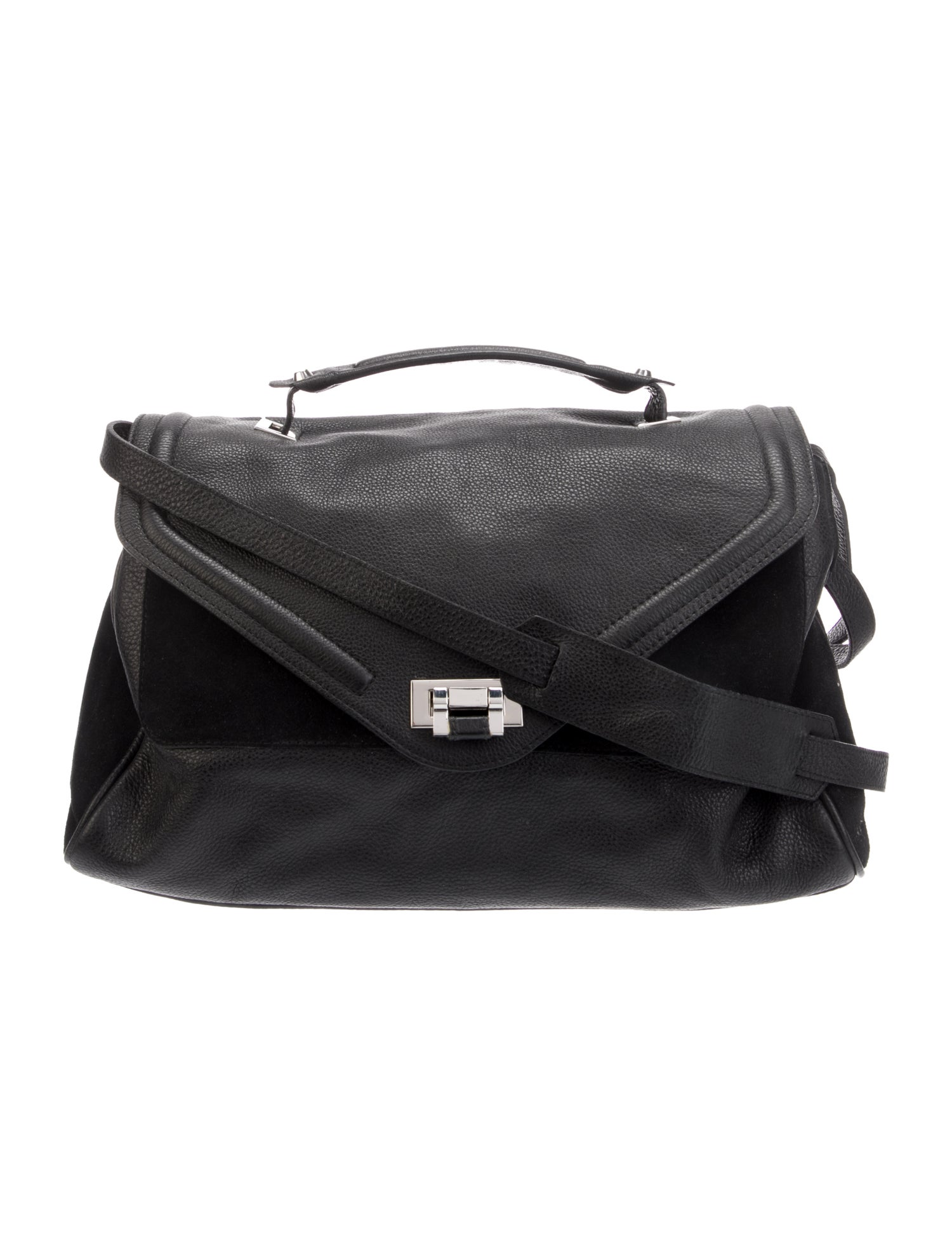 Sandro Leather Top Handle Bag