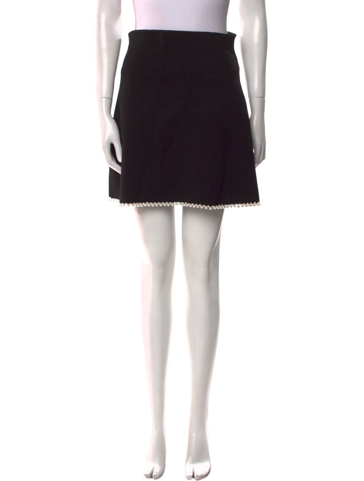 Sandro Beaded Accents Mini Skirt