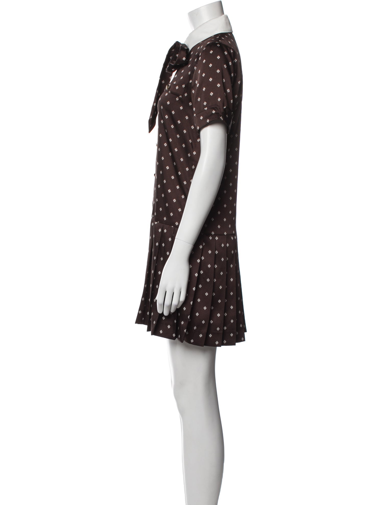 Sandro Polka Dot Print Mini Dress