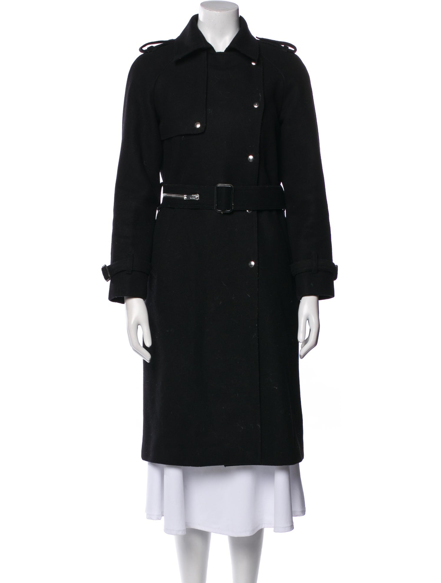 Sandro Wool Trench Coat