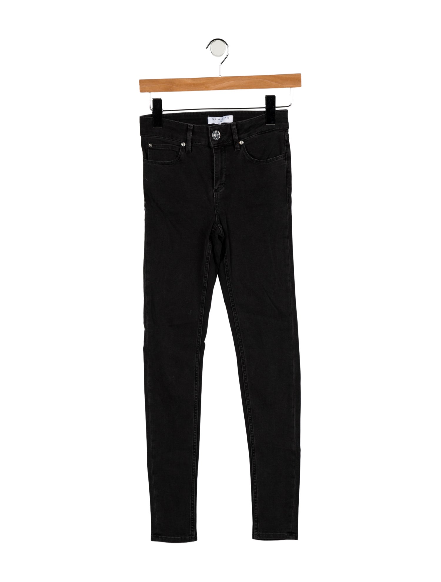 Sandro Mid-Rise Skinny Leg Jeans
