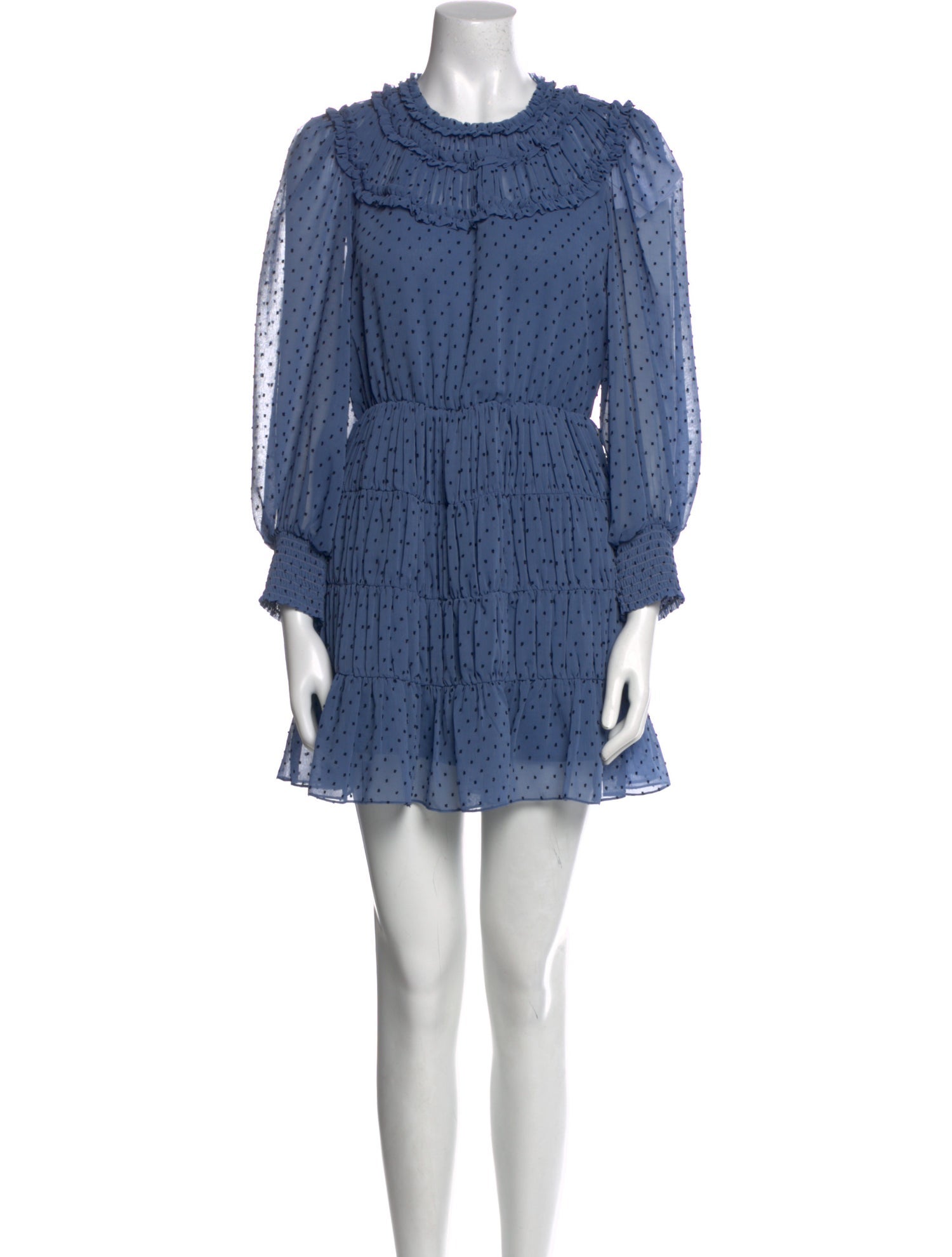 Sandro Polka Dot Print Mini Dress