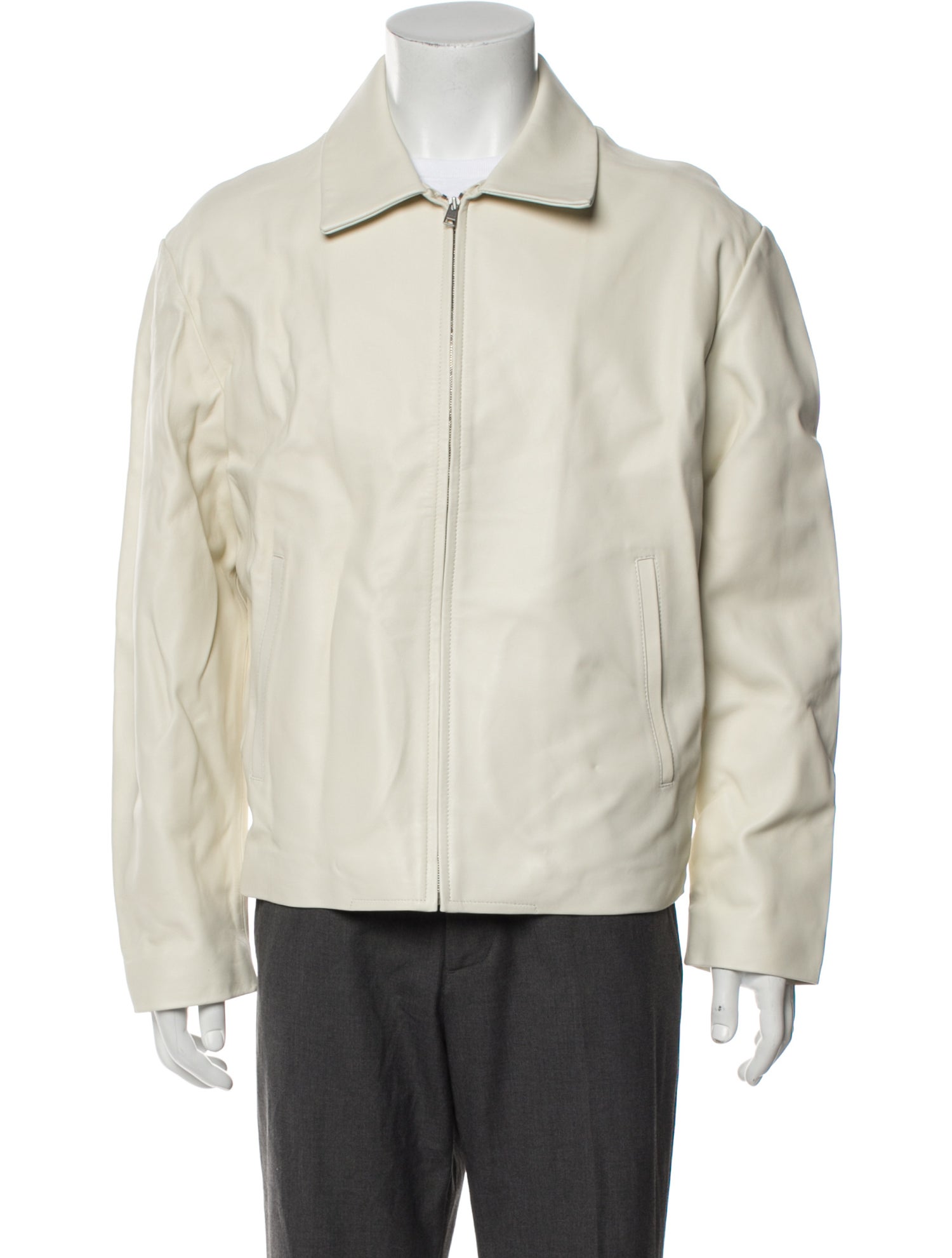 Sandro Lamb Leather Moto Jacket