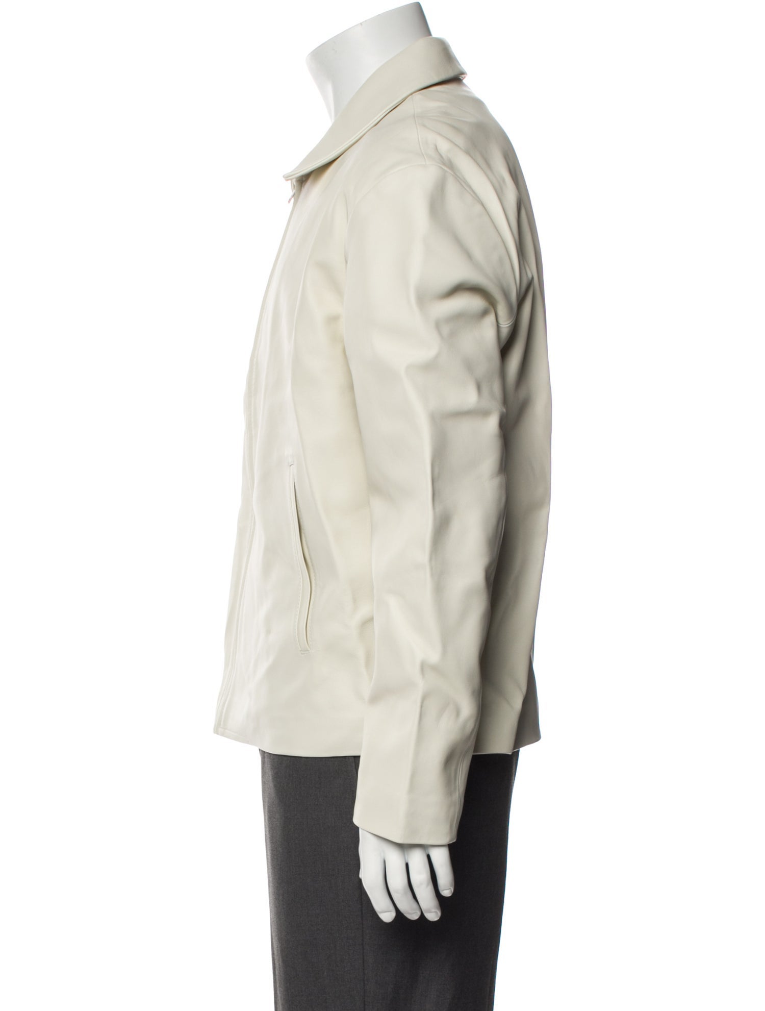 Sandro Lamb Leather Moto Jacket