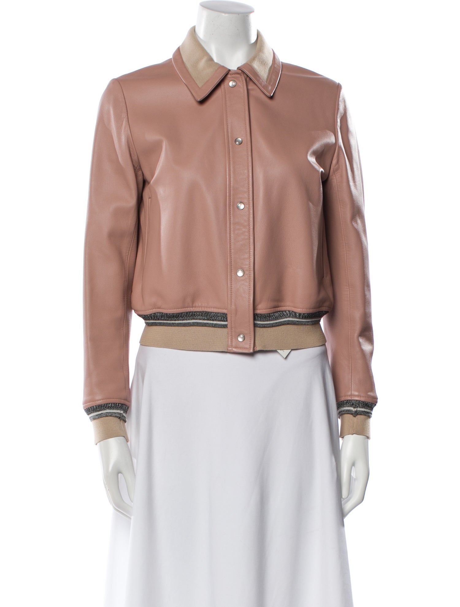 Sandro Leather Biker Jacket