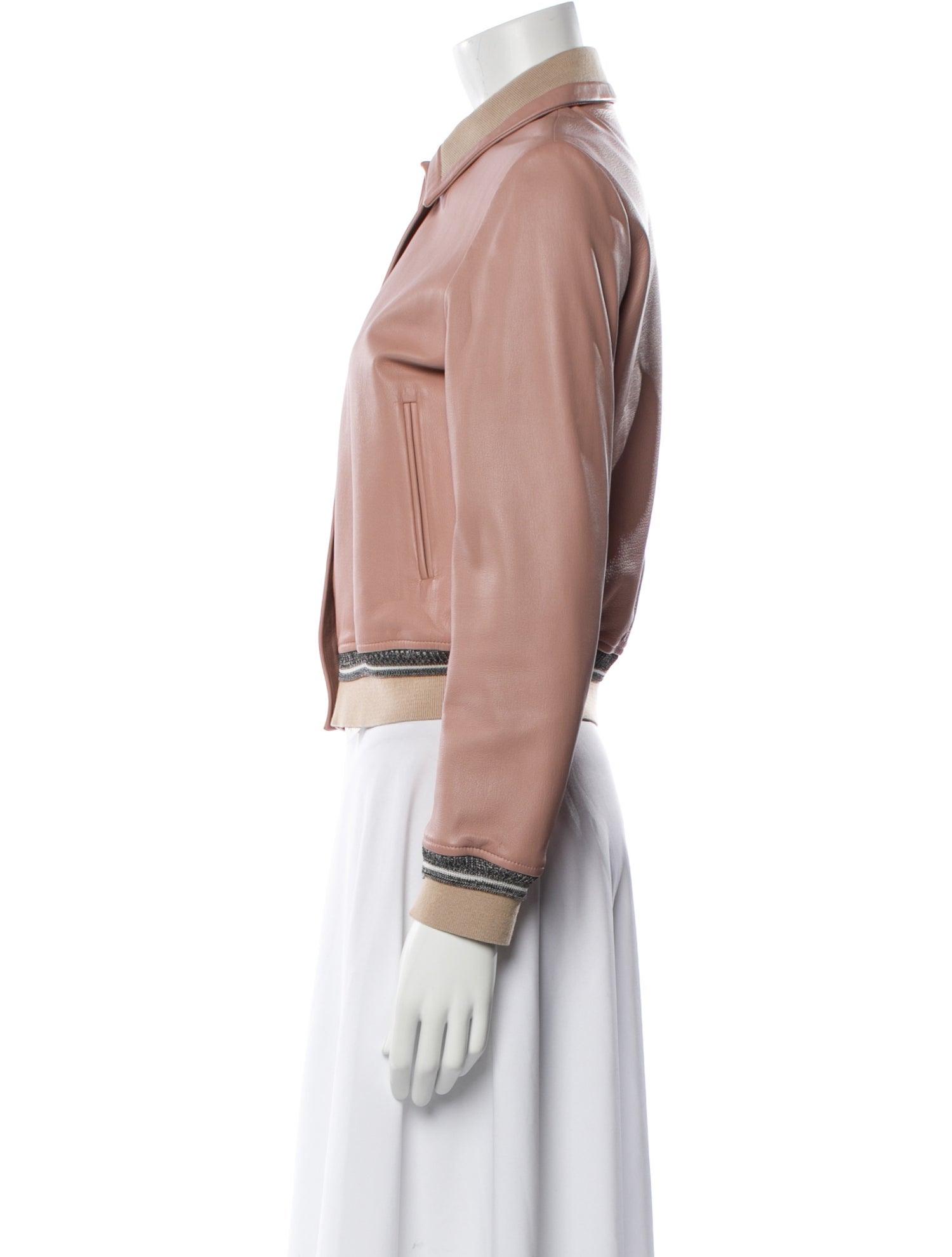 Sandro Leather Biker Jacket