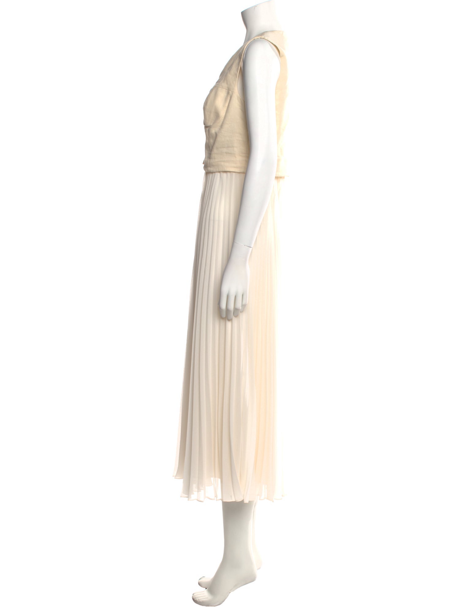 Sandro Linen Long Dress
