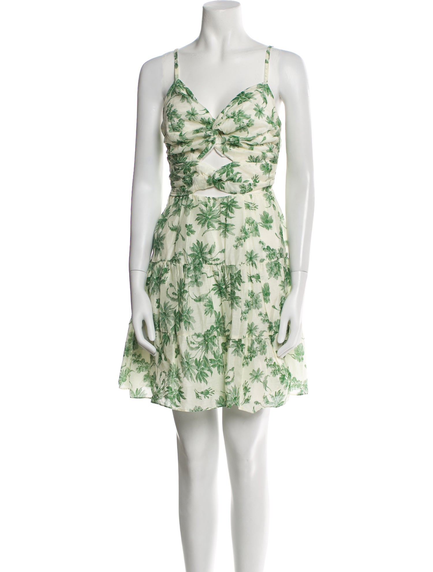 Sandro Floral Print Mini Dress