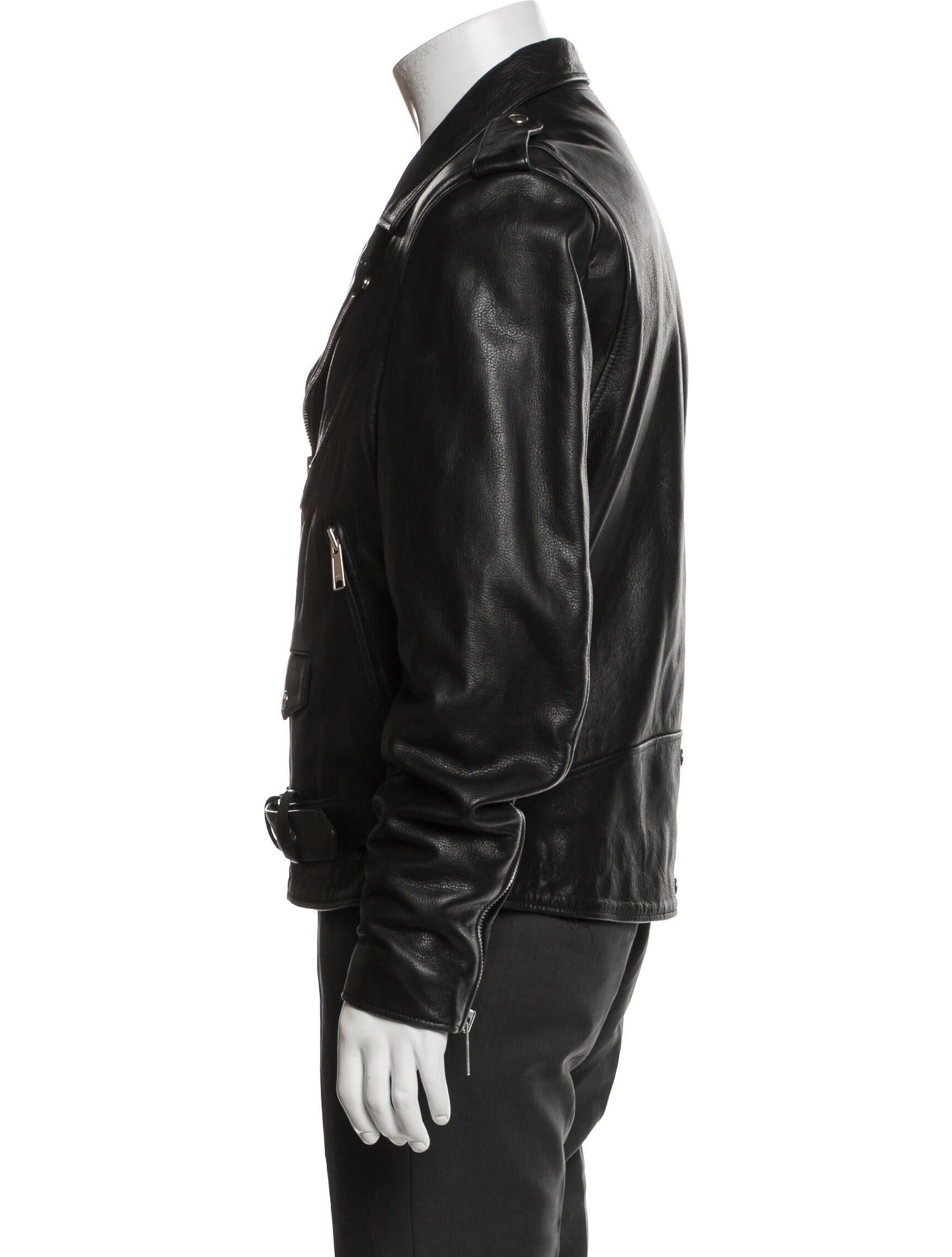 Sandro Calfskin Moto Jacket