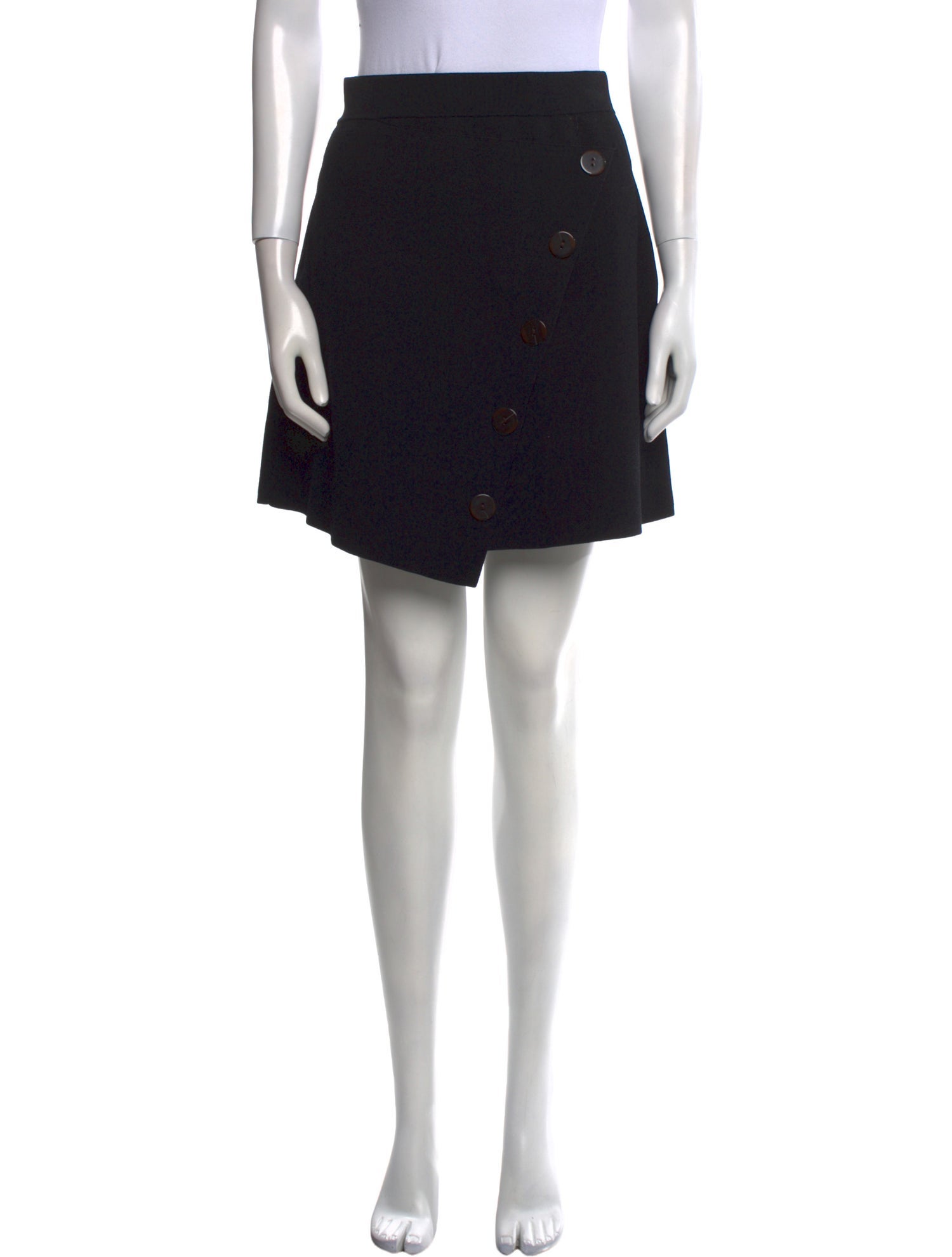 Sandro Scalloped Accent Mini Skirt