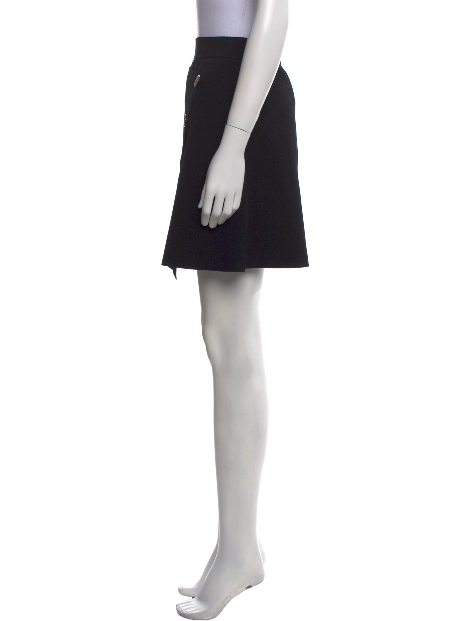 Sandro Scalloped Accent Mini Skirt