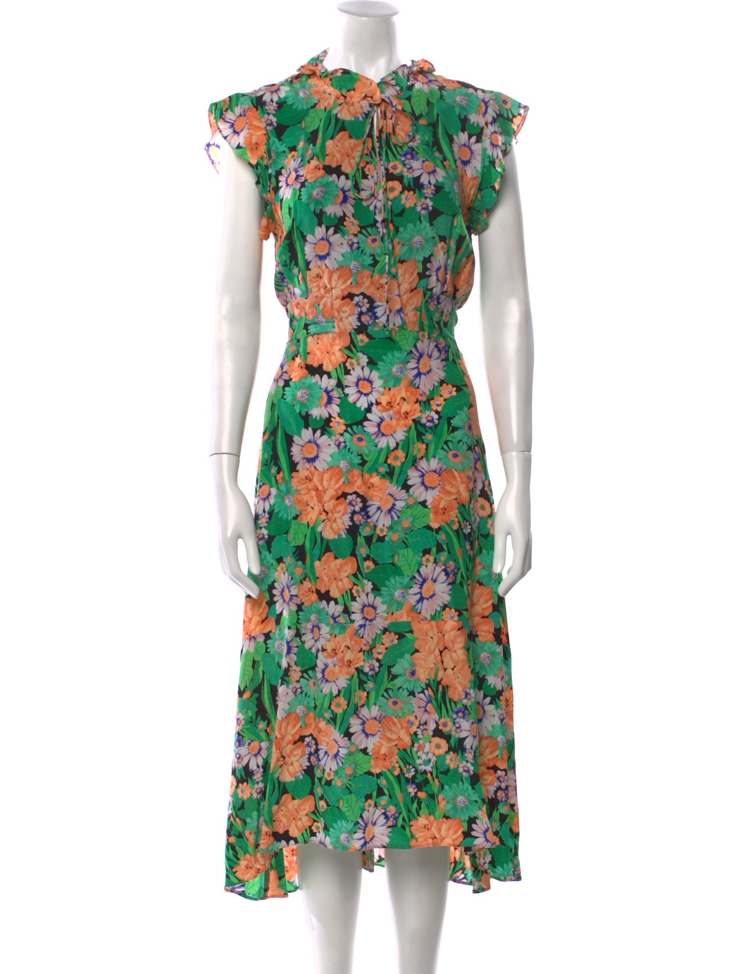 Sandro Silk Long Dress