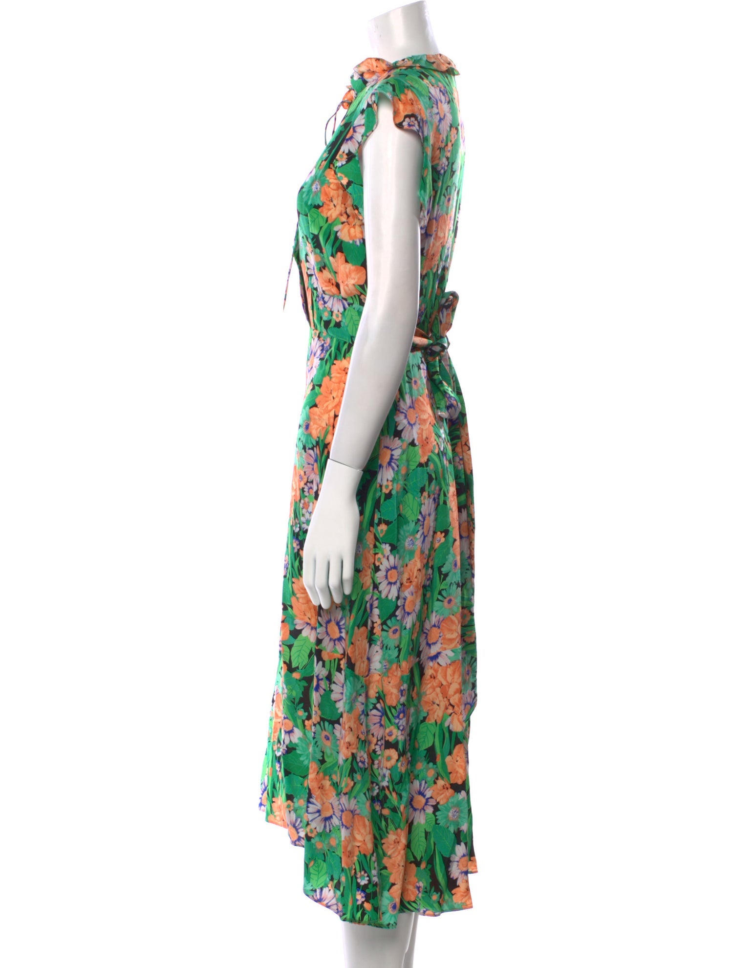 Sandro Silk Long Dress