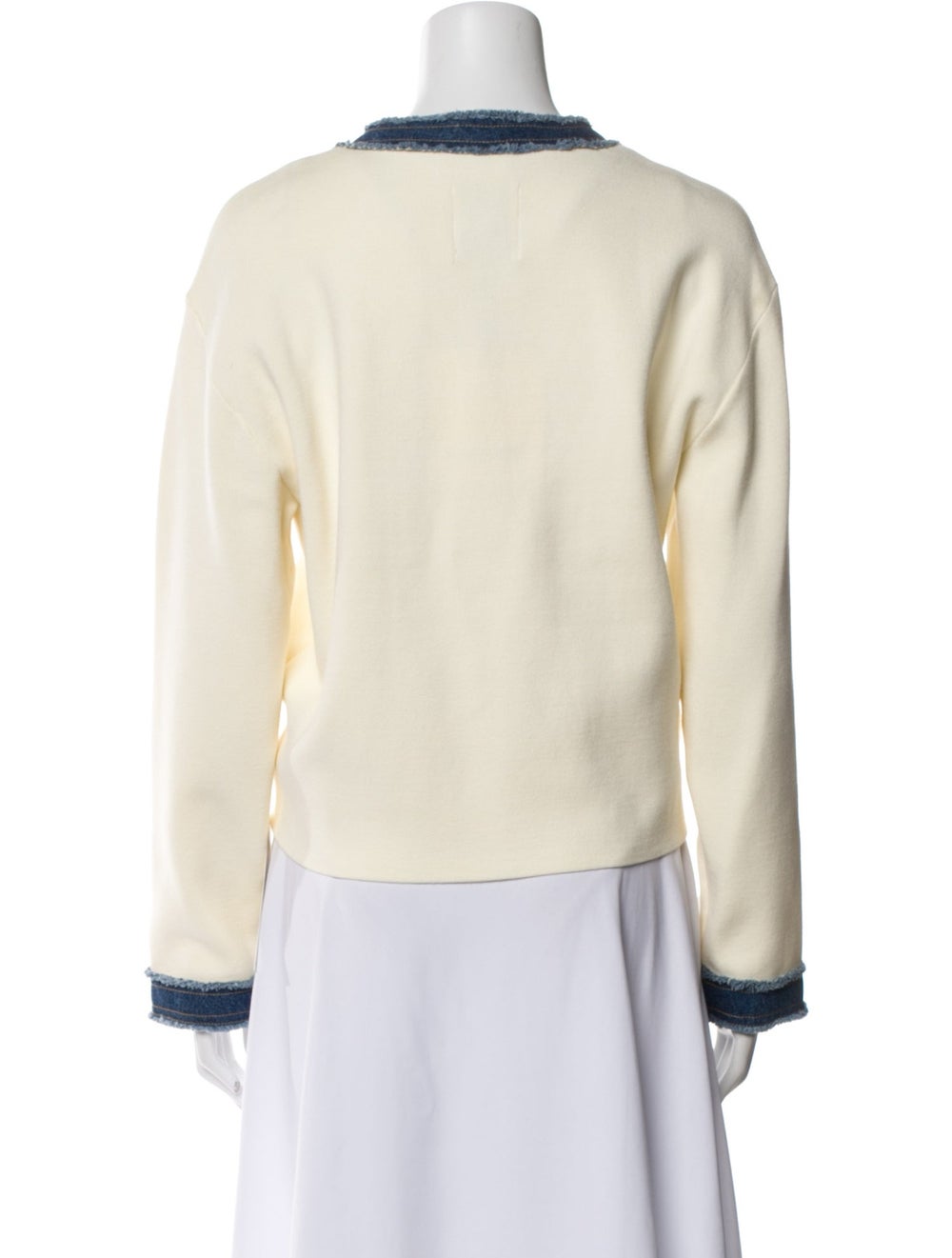 Sandro Jacket Neutrals Collarless Designer size 3. - image 3