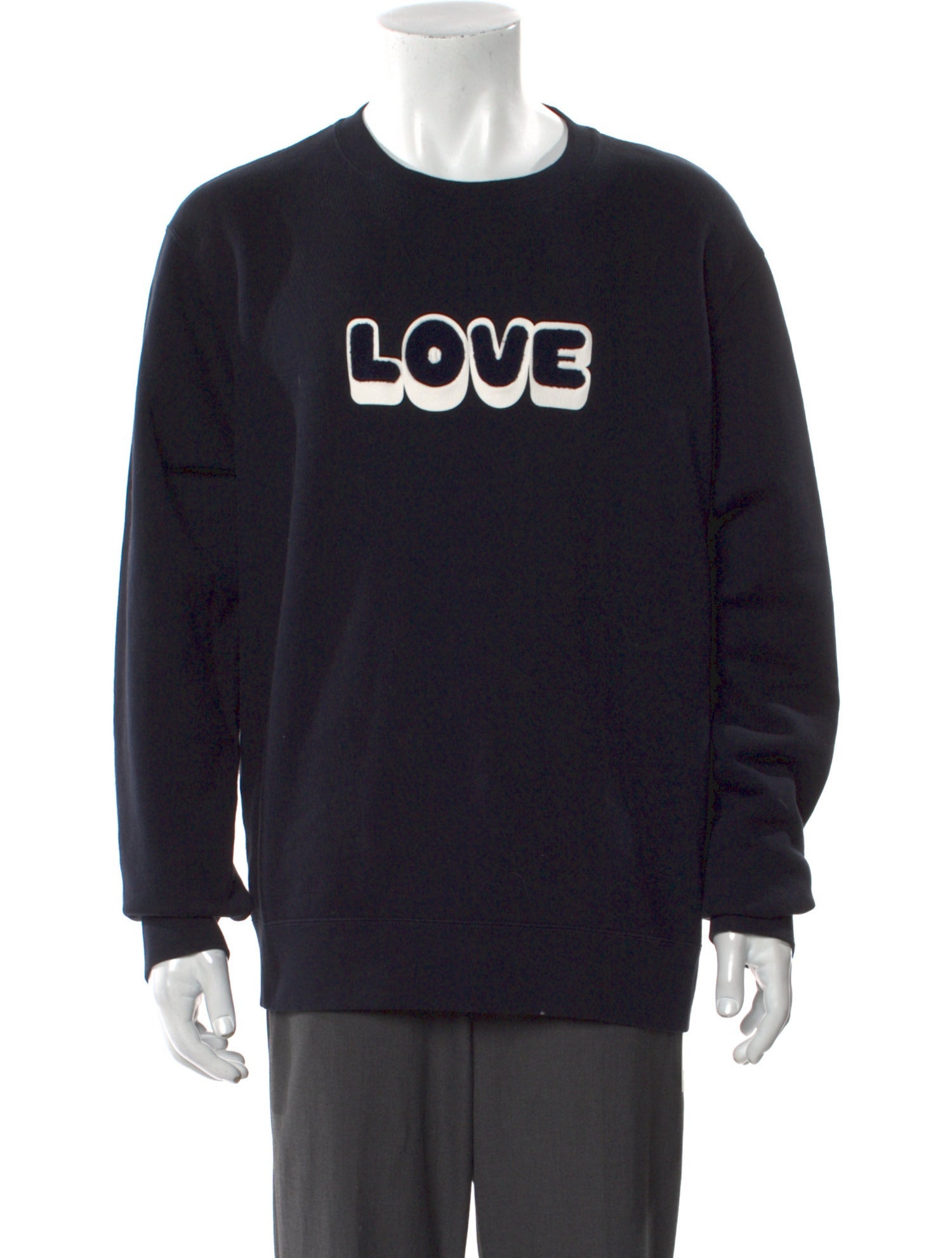 Sandro Graphic Print Crew Neck Sweatshirt