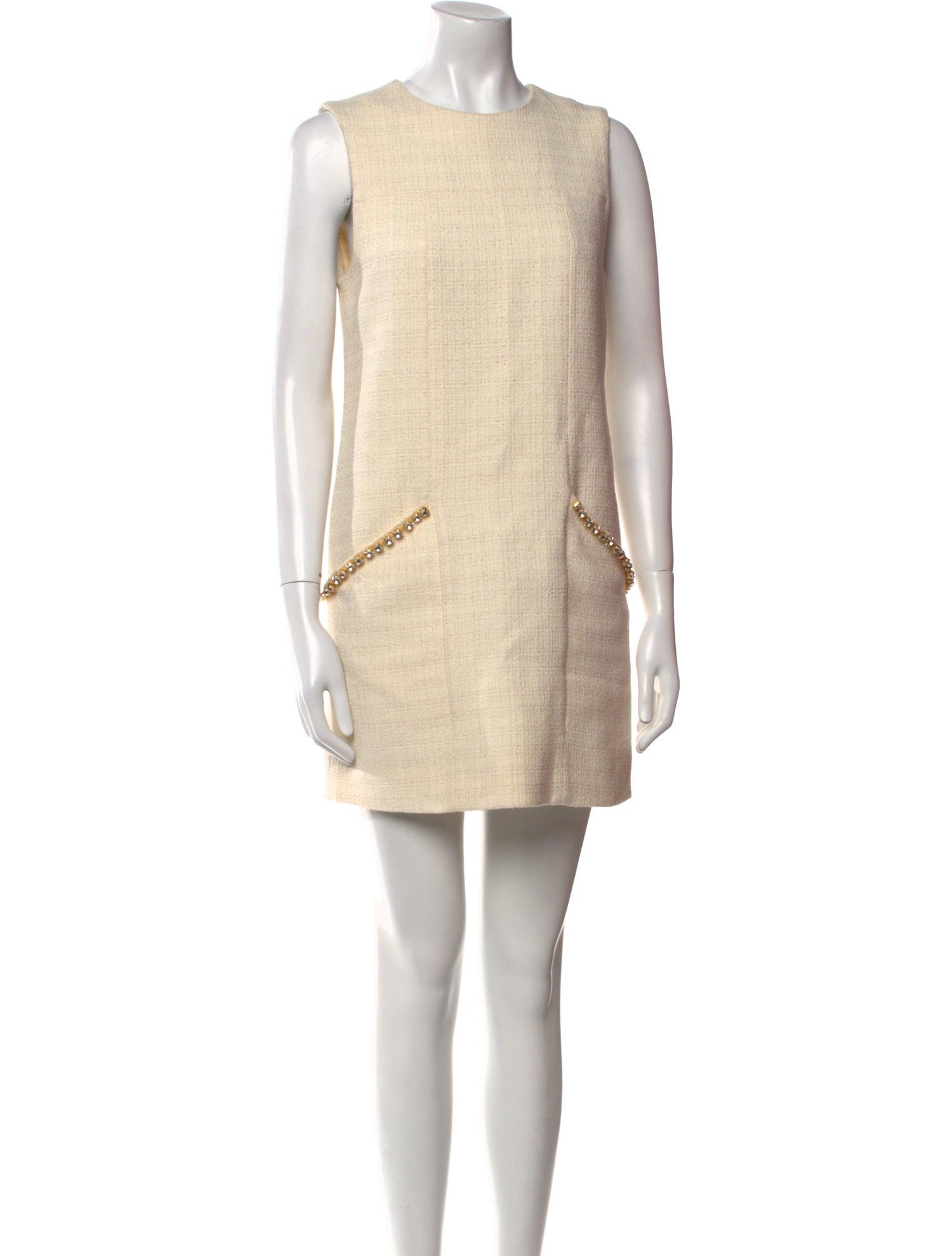 Sandro Crew Neck Mini Dress