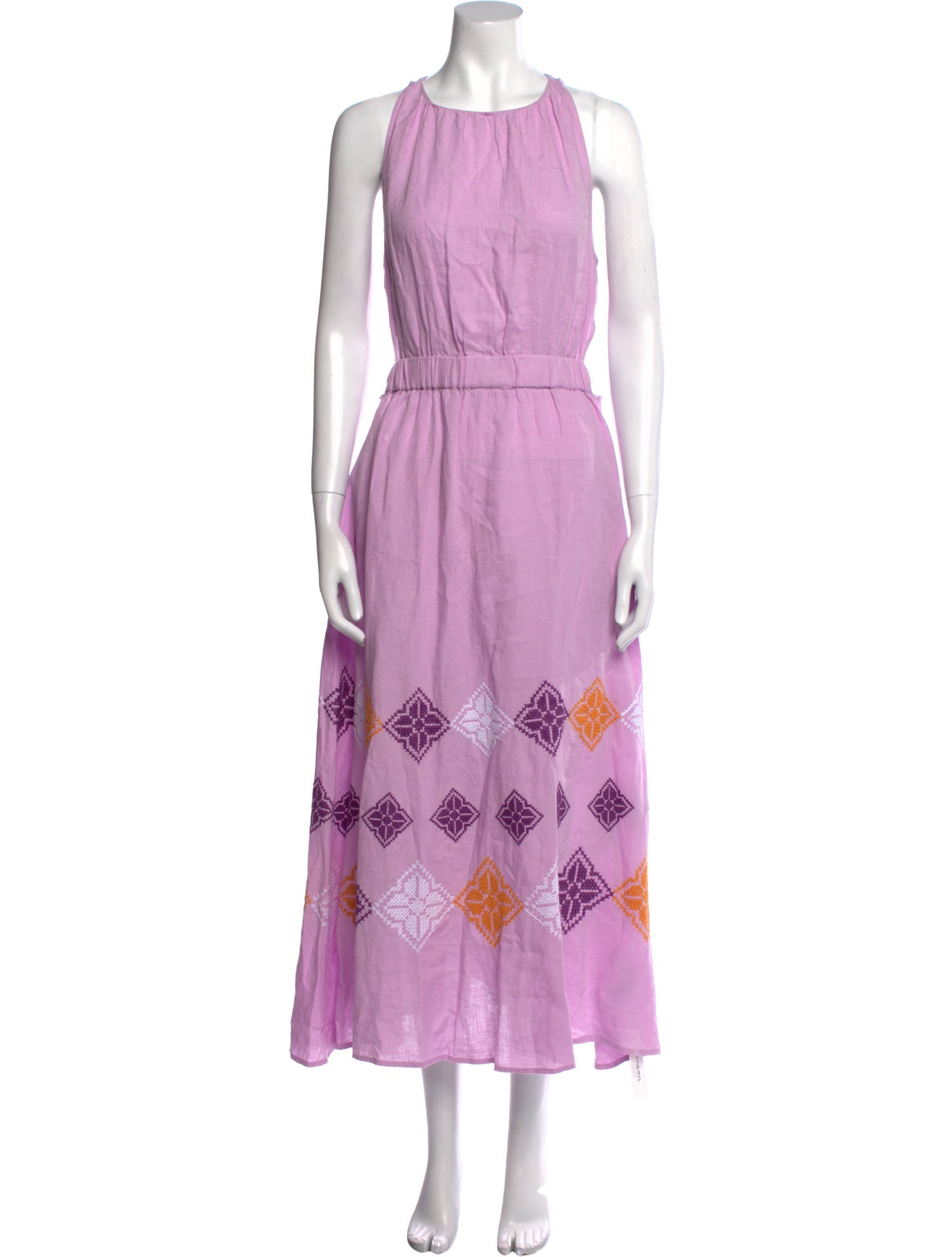 Sandro Linen Long Dress