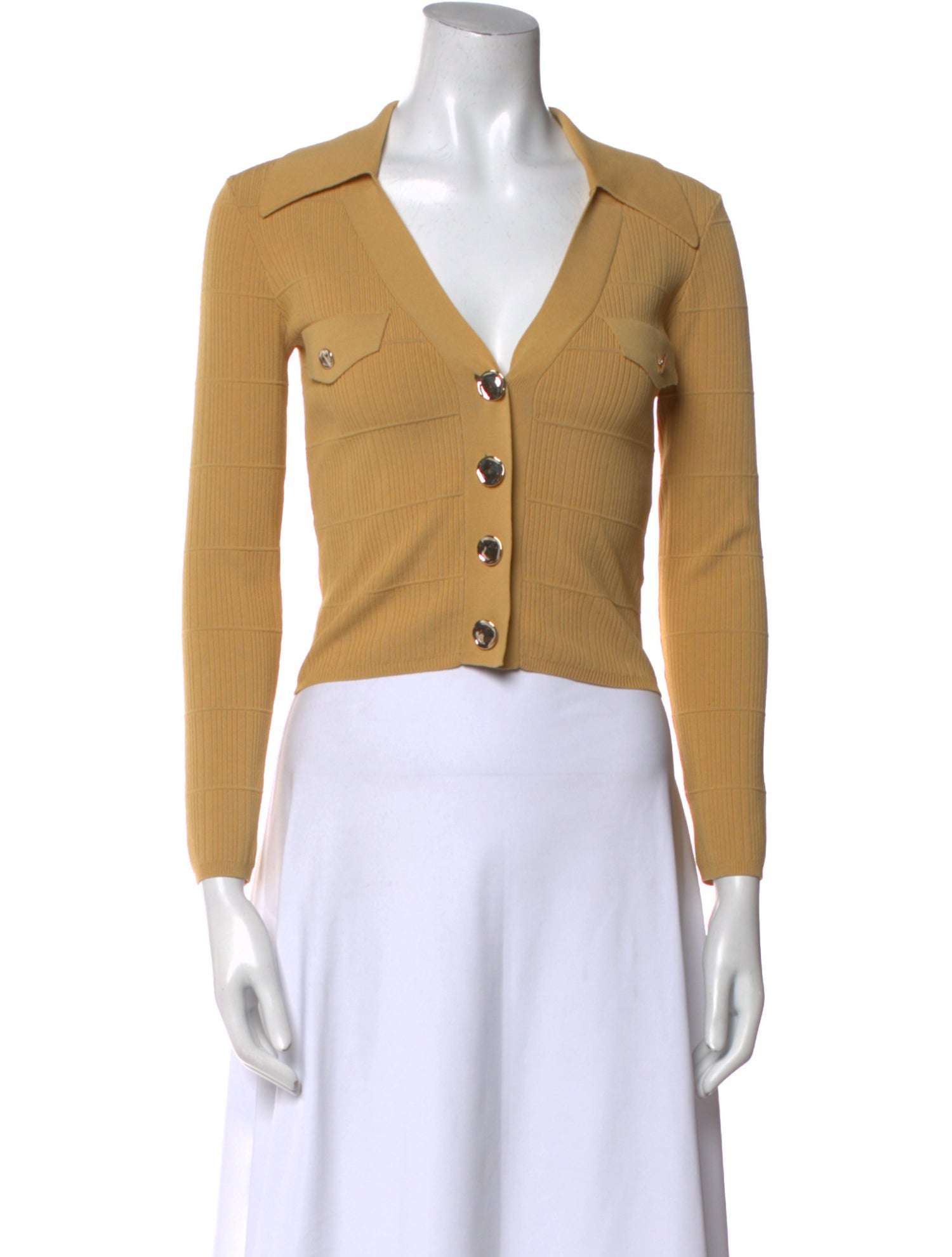 Sandro Long Sleeve Crop Top