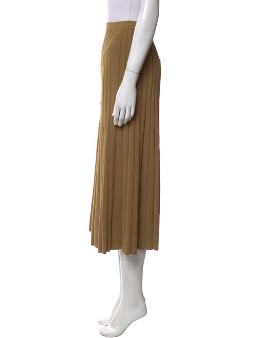 Sandro Pleated Accents Midi Length Skirt