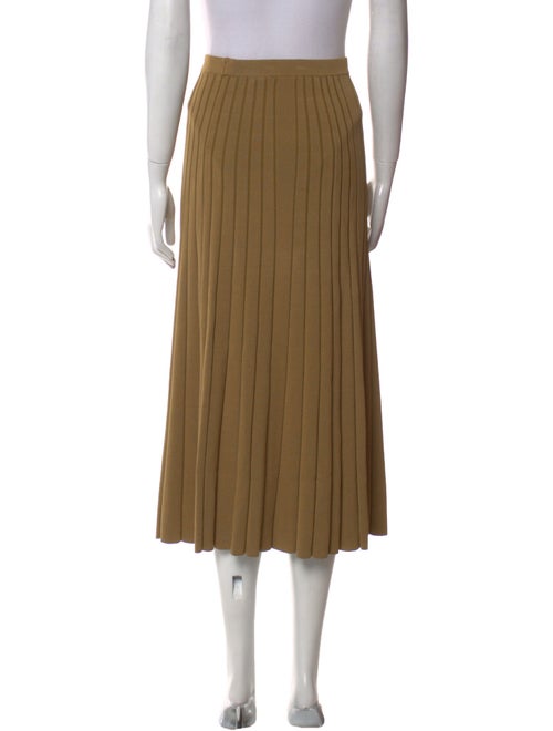 Sandro Pleated Accents Midi Length Skirt