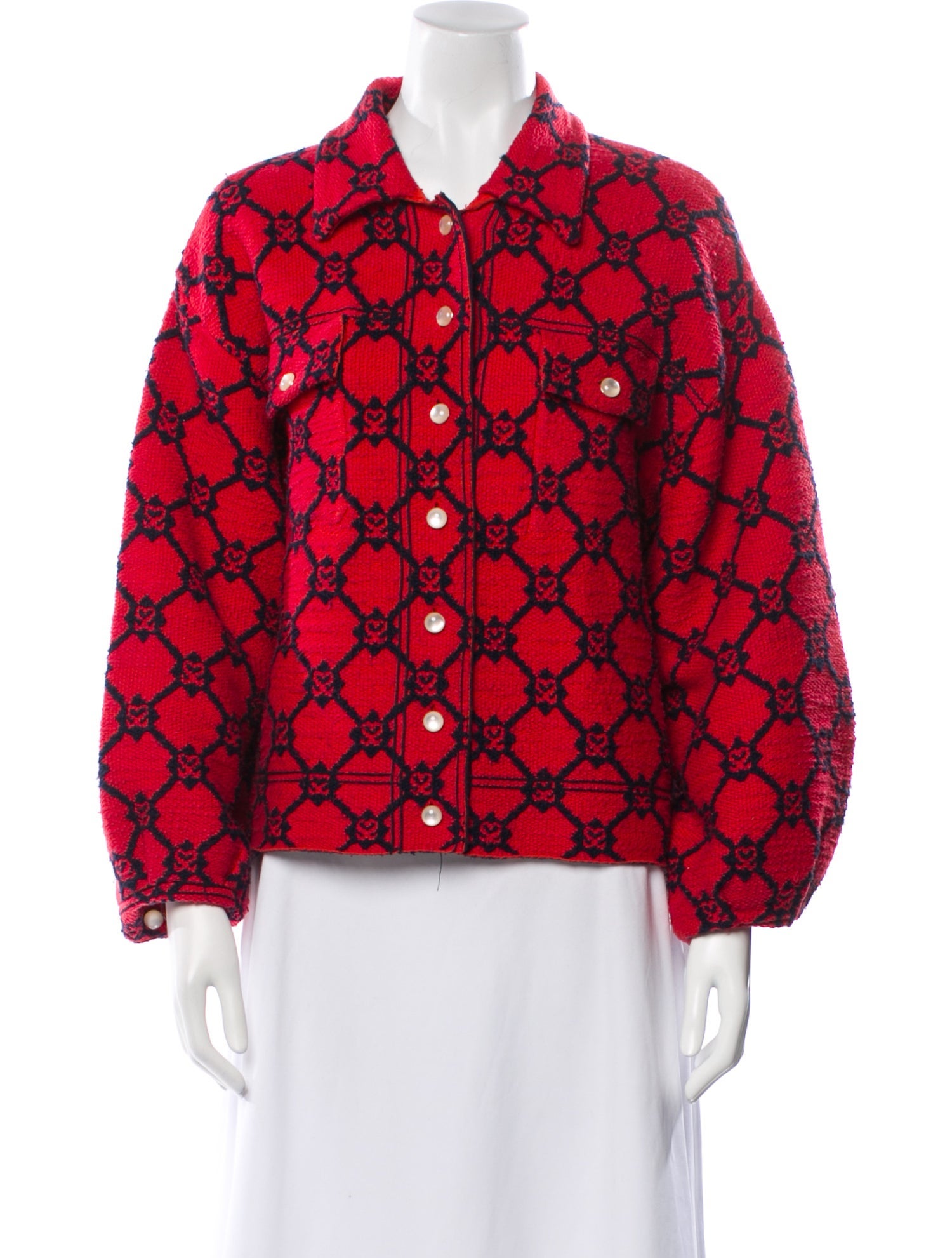 Sandro Printed Bomber Jacket